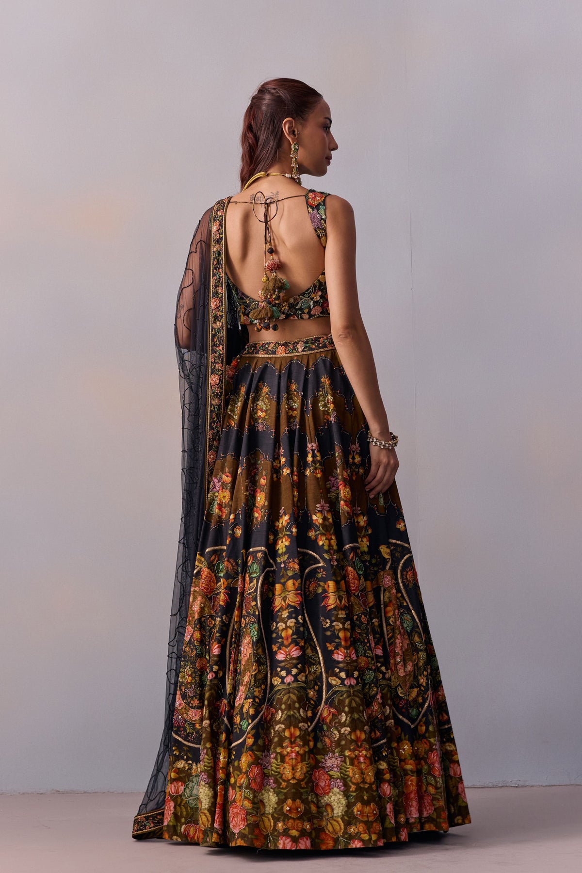 Black Naaz Lehenga Set