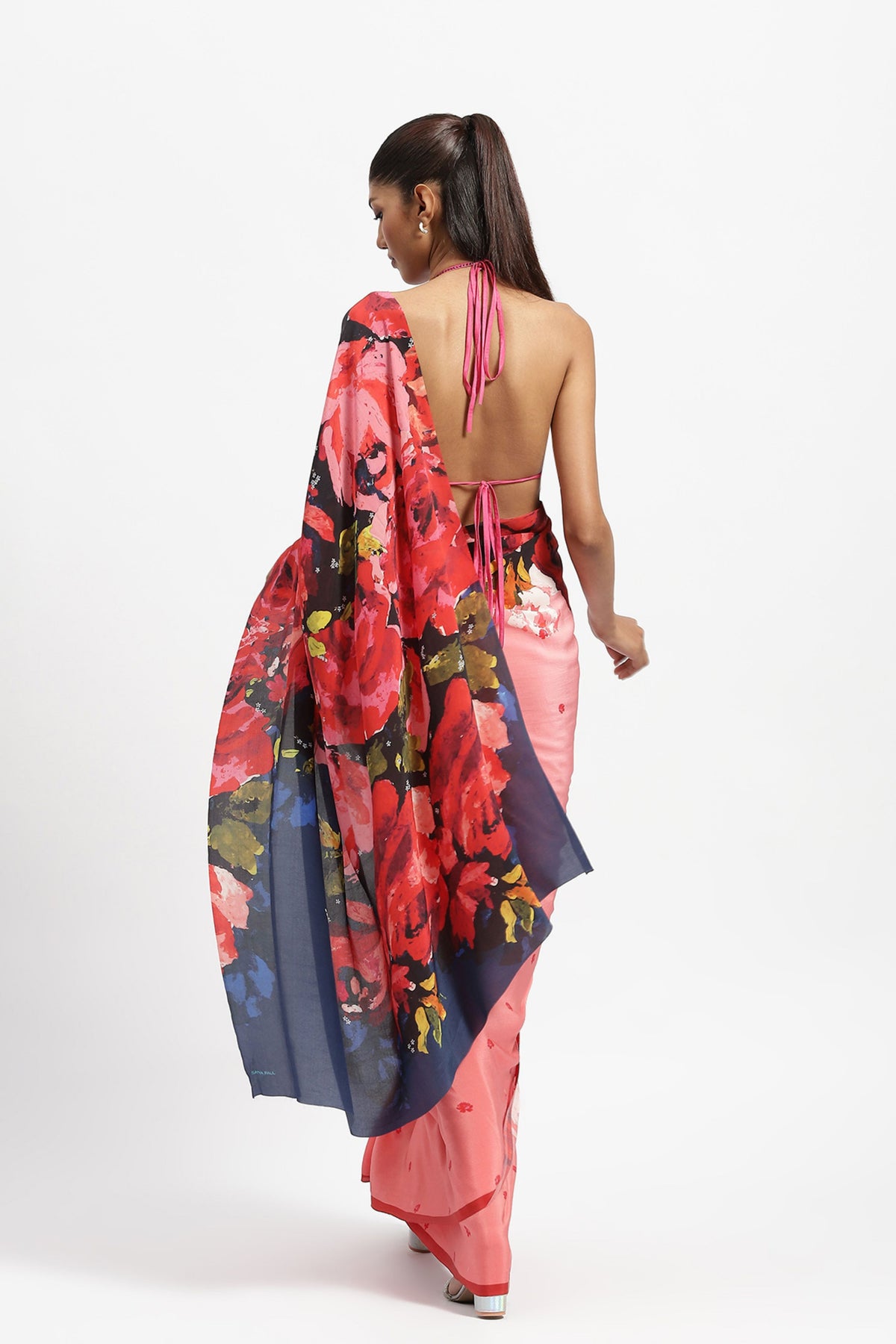Rogue in Rouge Printed Saree