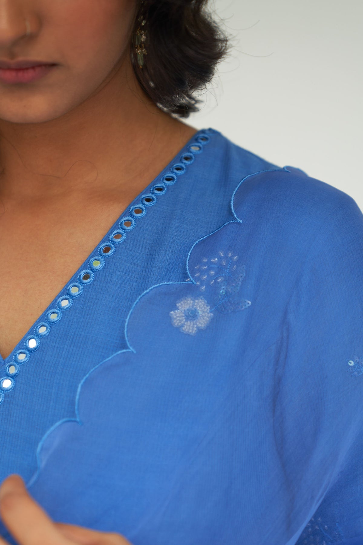 Asmani Sitara Kali Kurta Set