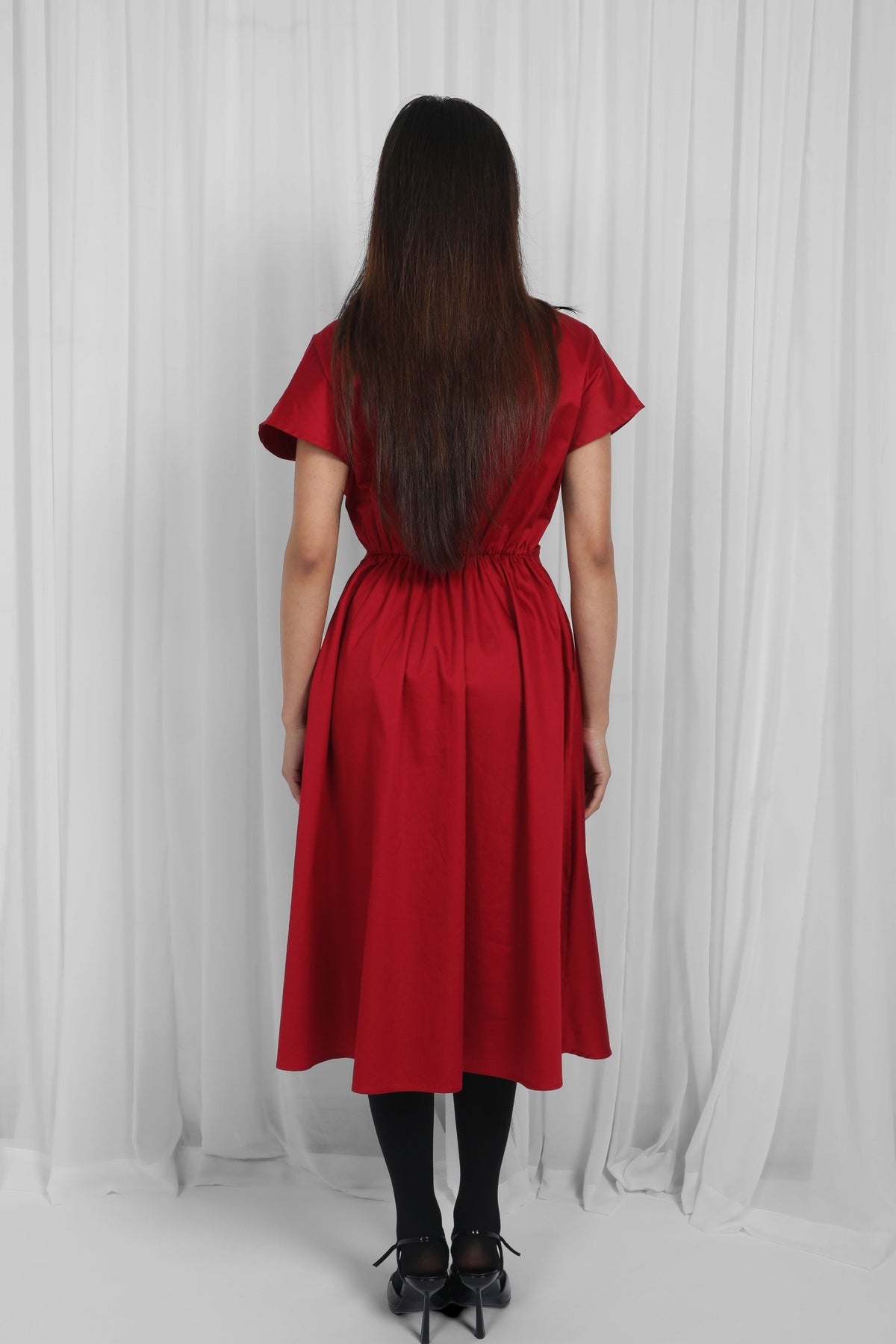 Red Wrap Dress