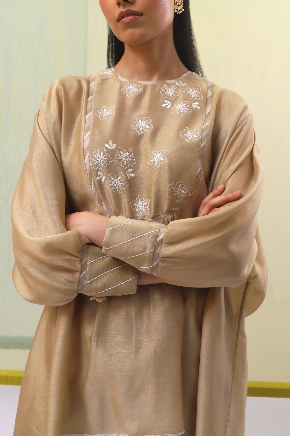 Beige Aida Co-ordinate Set