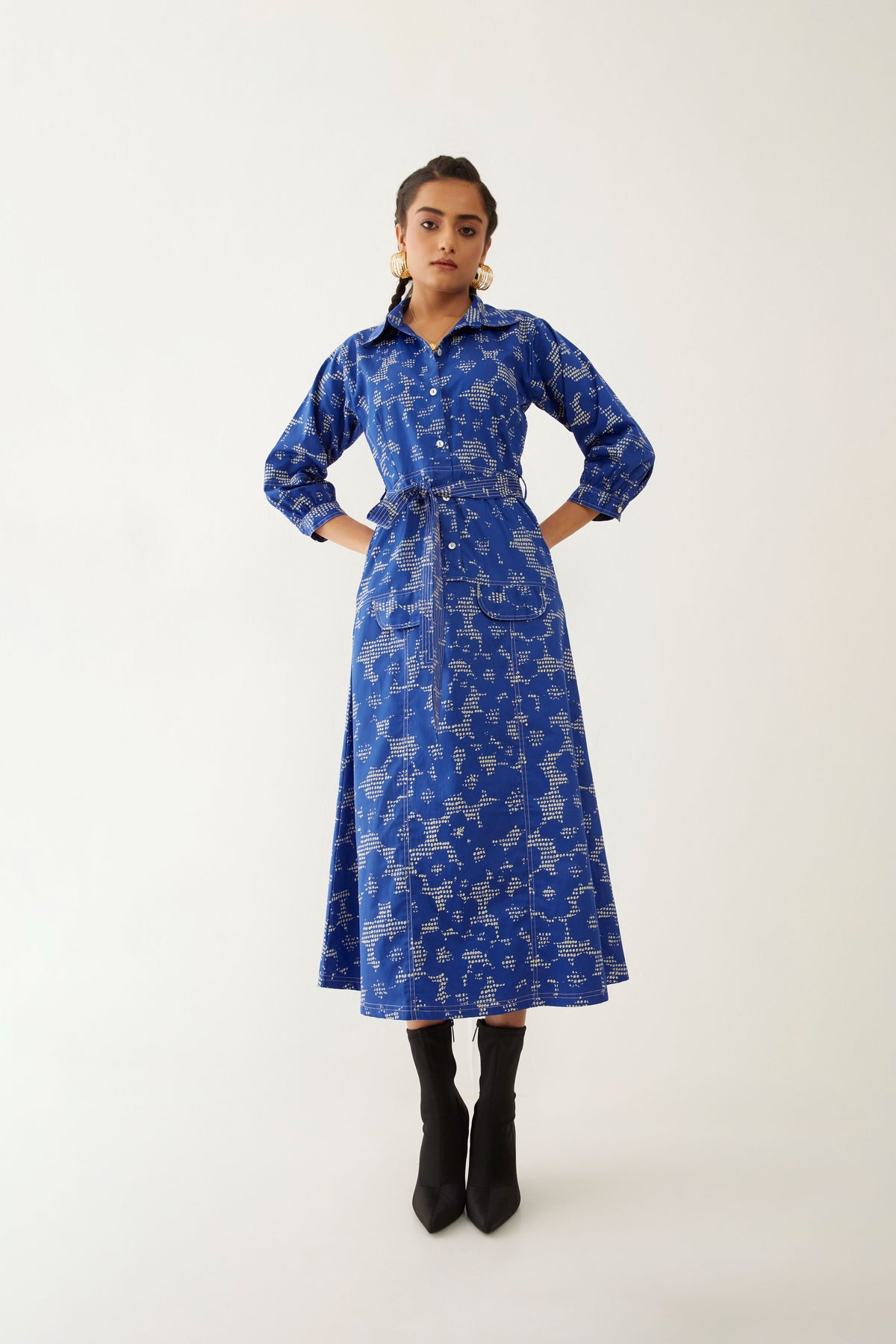 Bonnie Dress In Void Print