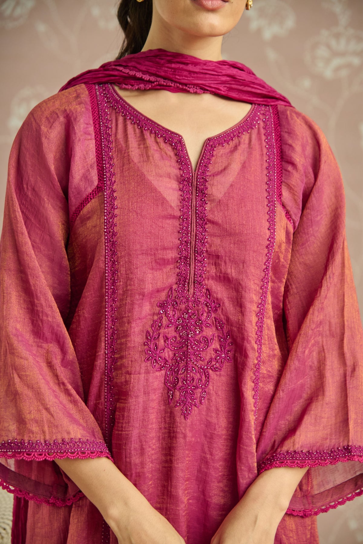 Magenta Tara Kurta Set