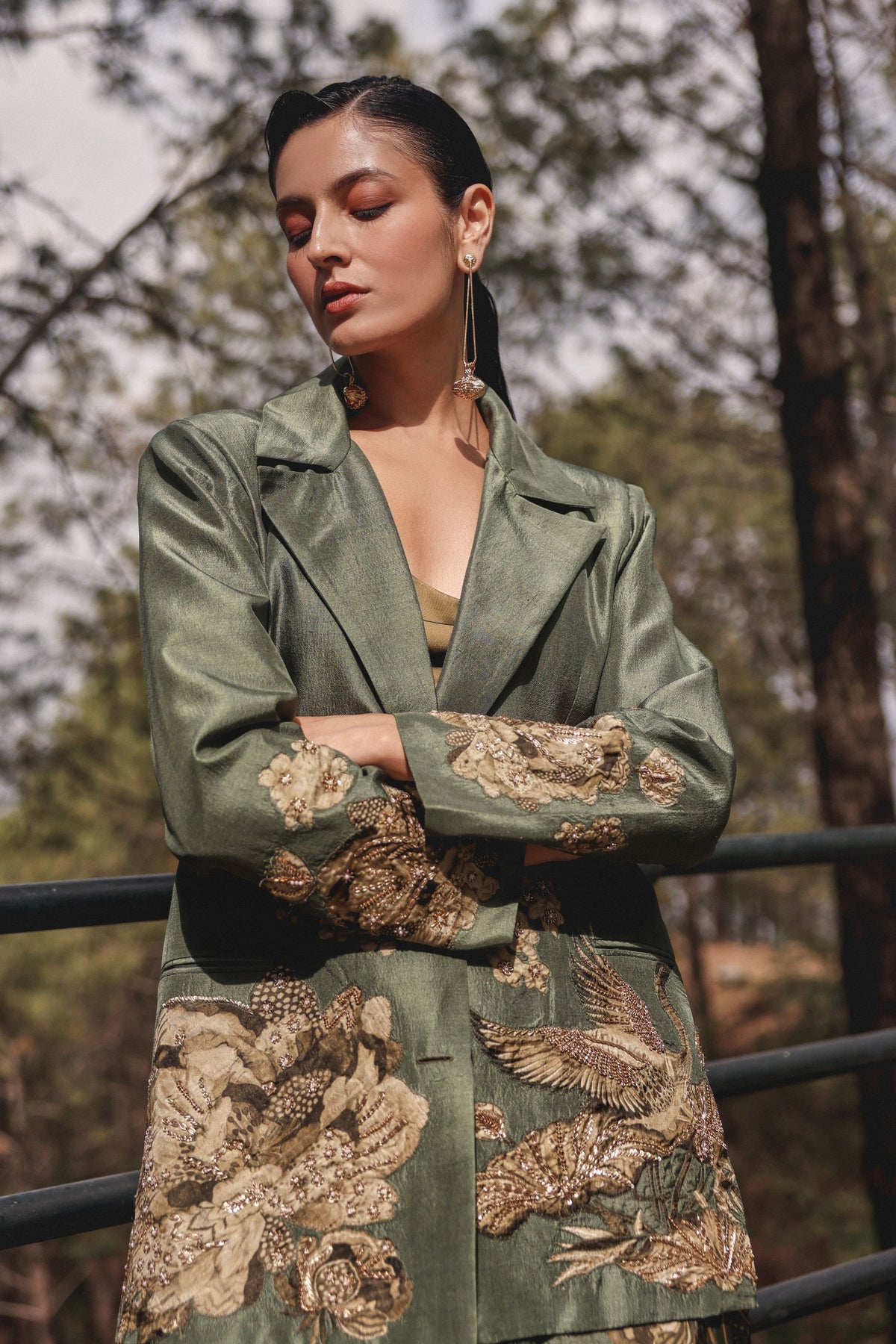 Garden Fold Blazer Set