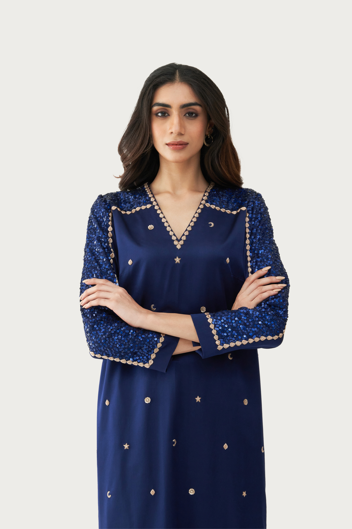 Cosmic Sapphire kurta pant set
