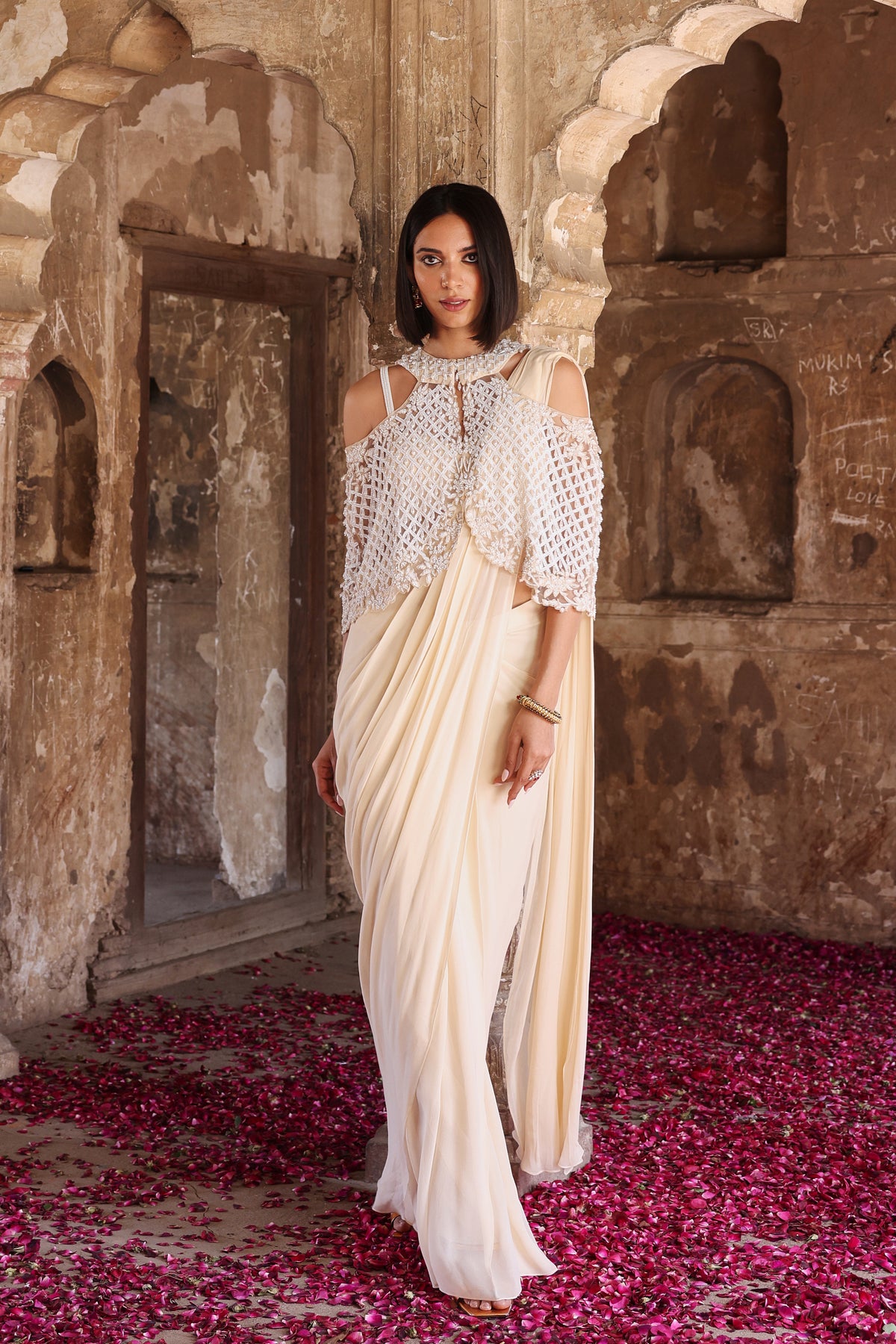 Diya Cape in Ivory
