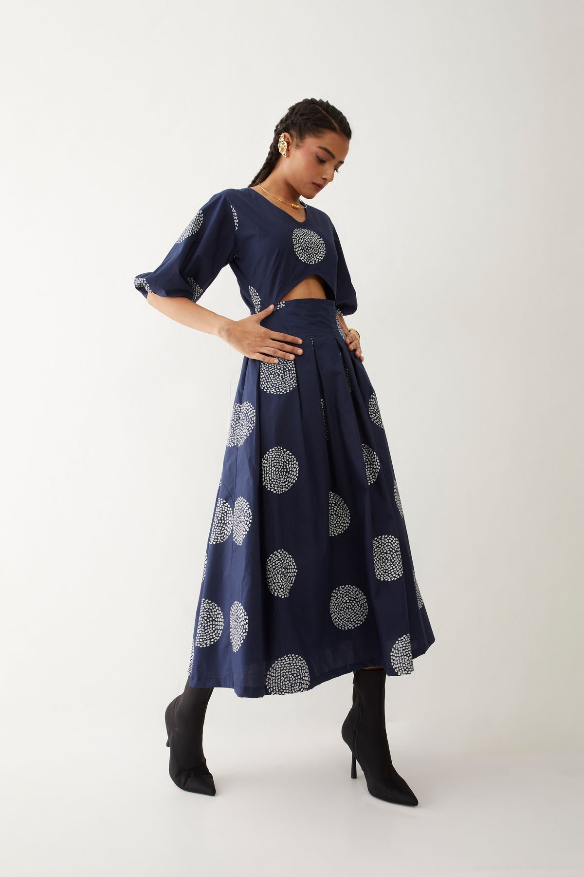 Becca Dress With Beans Print
