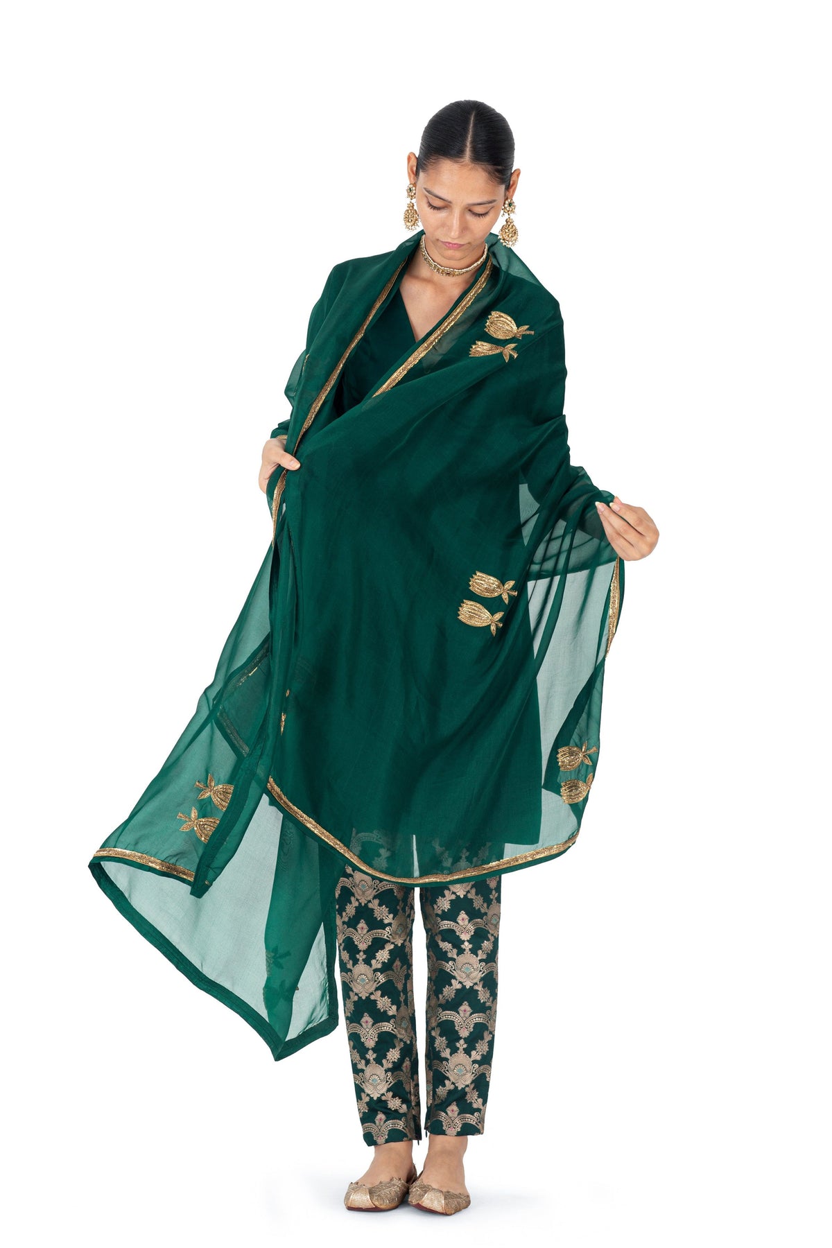 Velha Kurta With Mapusa Brocade Pants