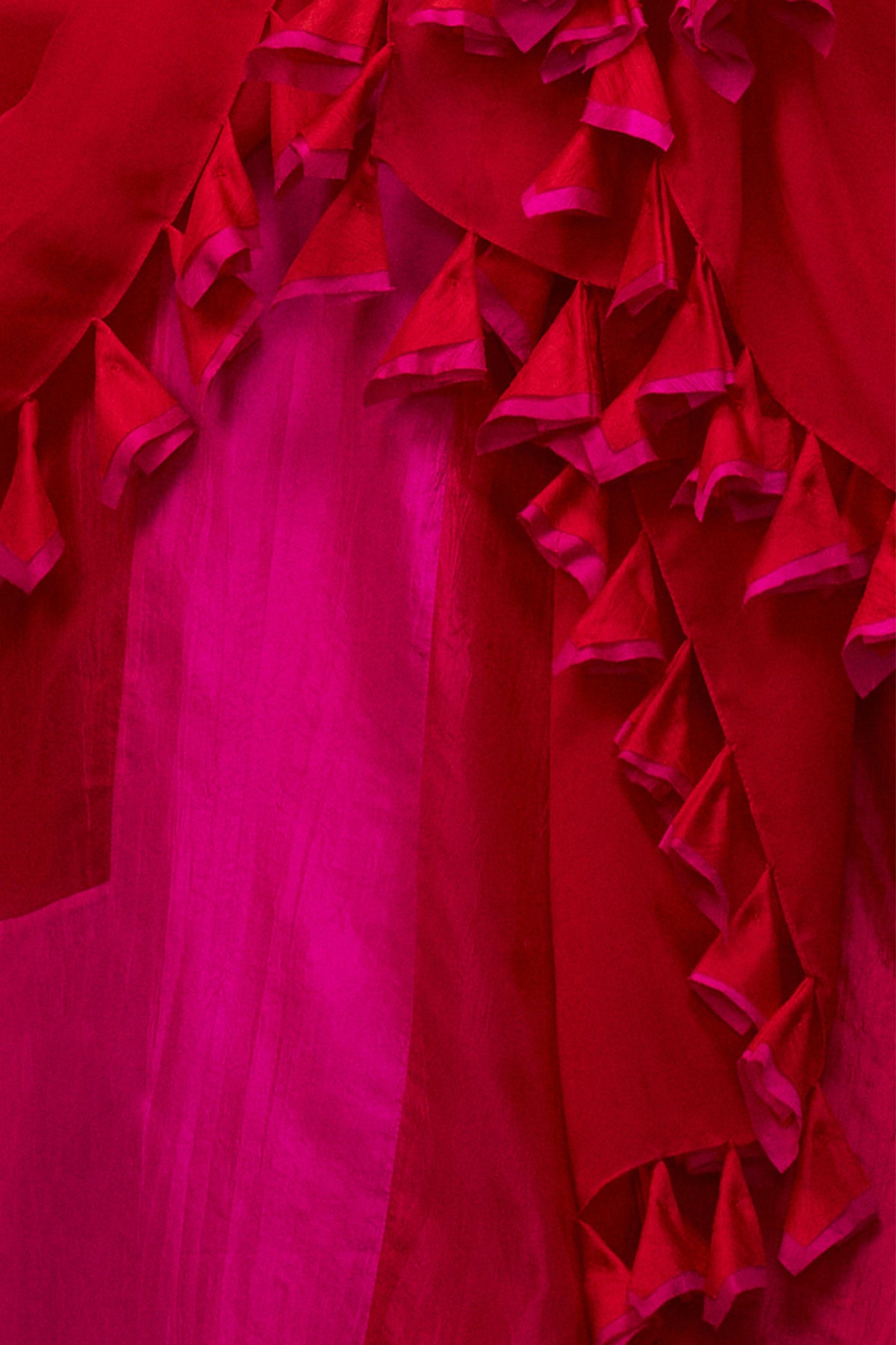 Red Pink Kurta Set