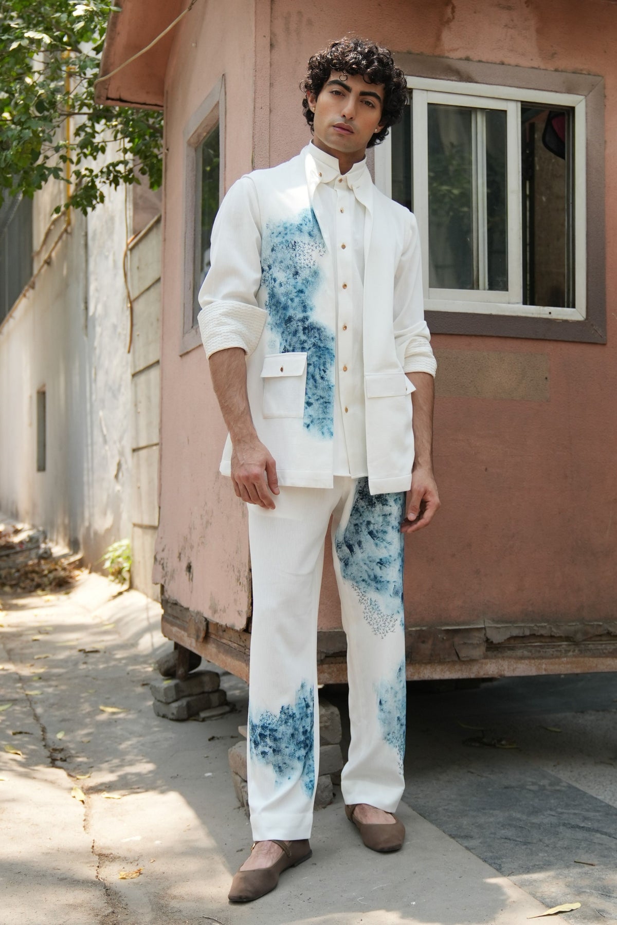 Blue Ink Shacket Set