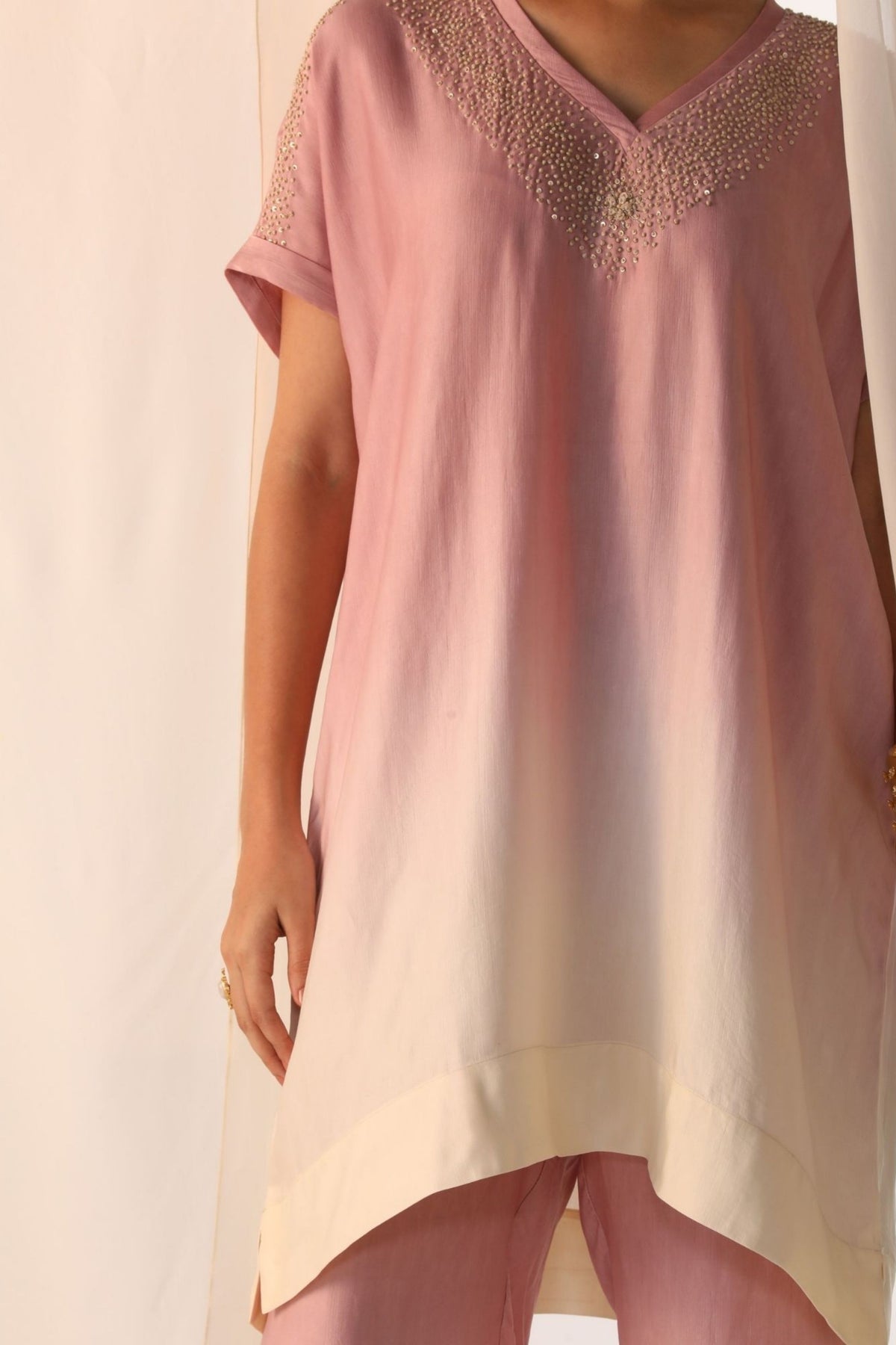 Blush Dusk Ombrey Tunic