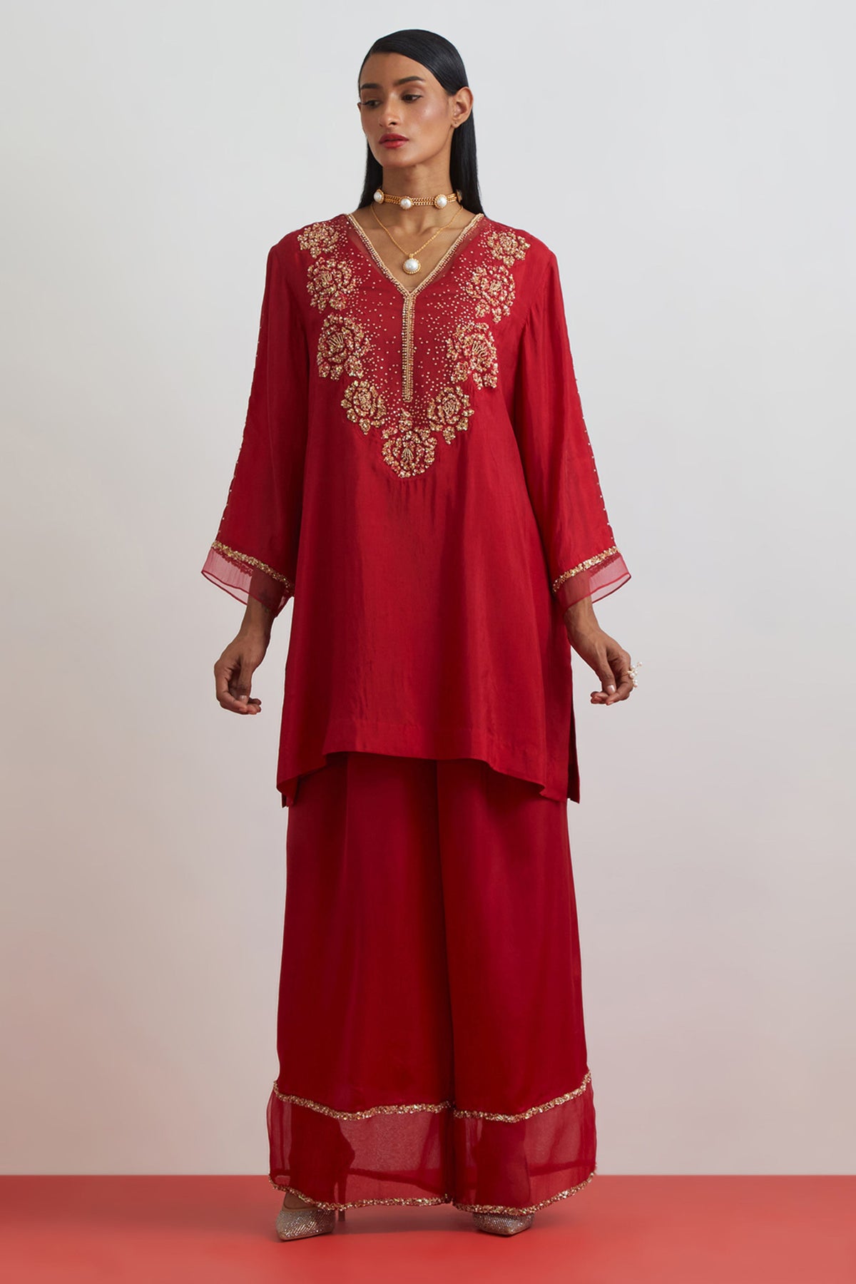 Ruby Rose Garland Tunic Set