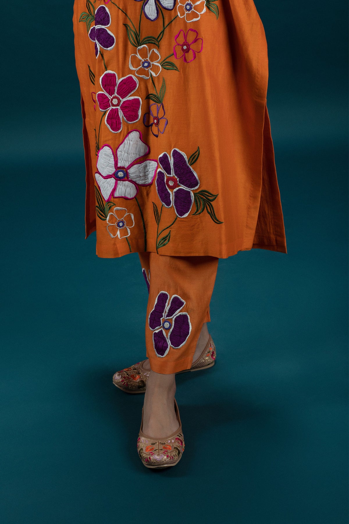 Saffron Tunic With Pants