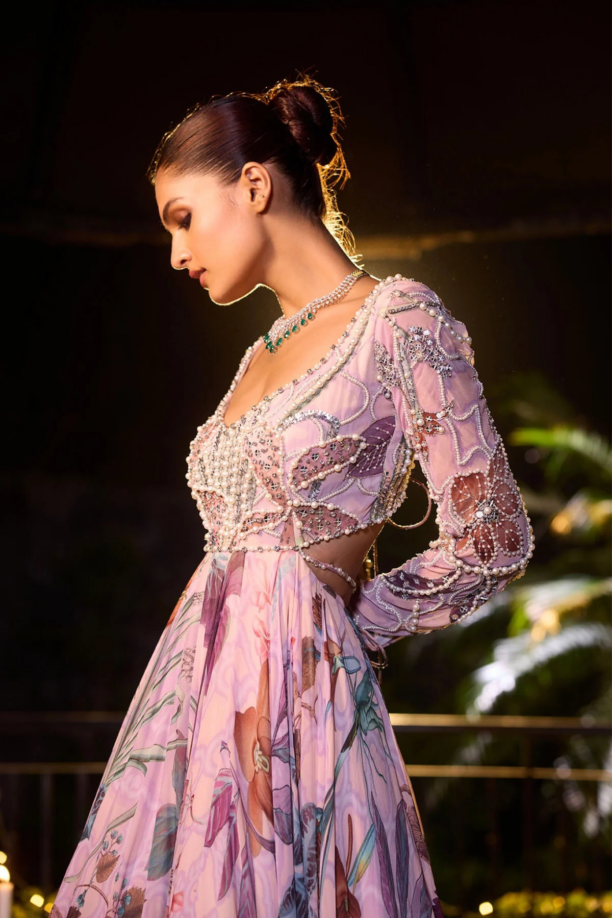 Amna Anarkali Set
