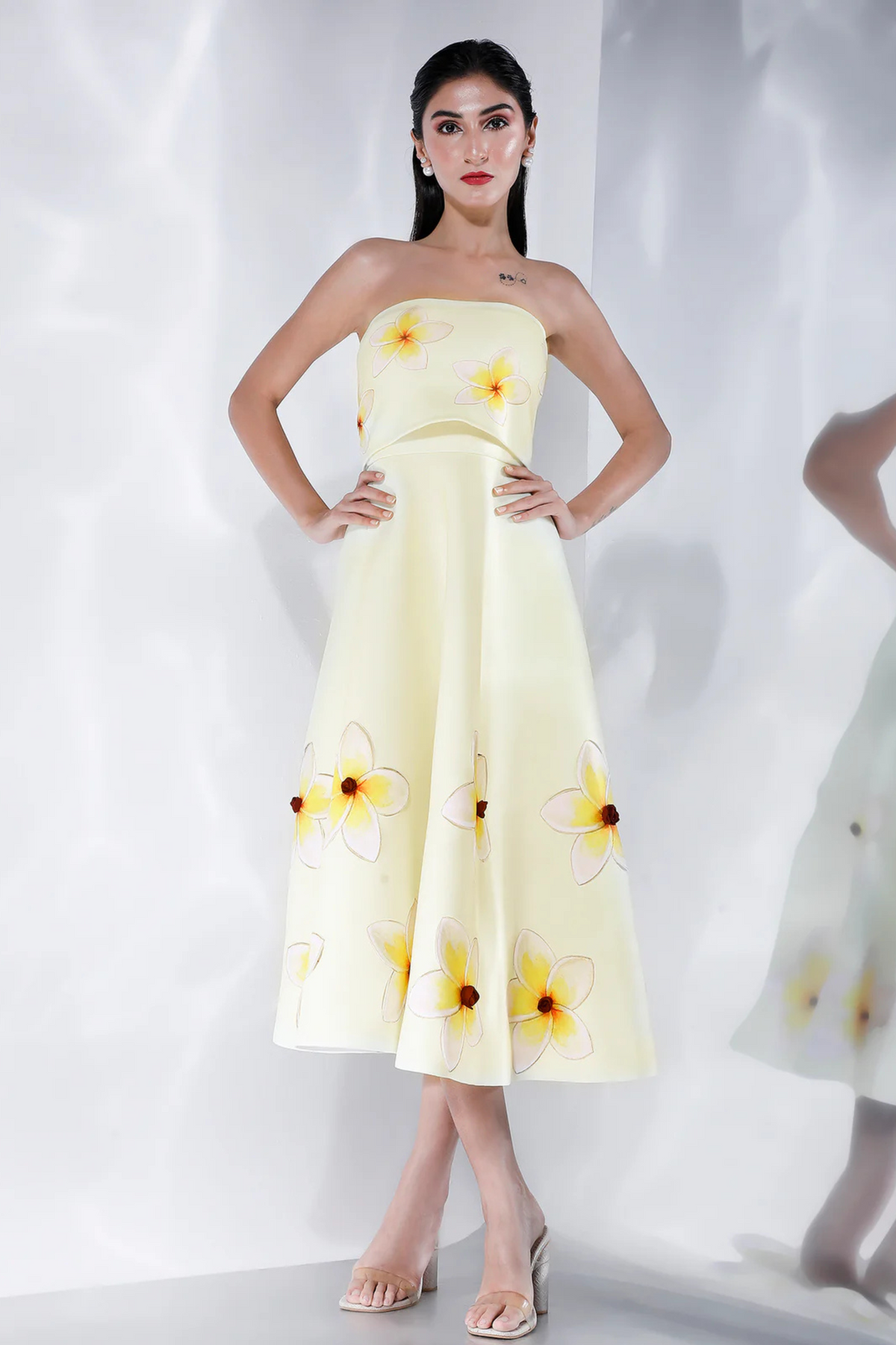 Yellow Printed Dress