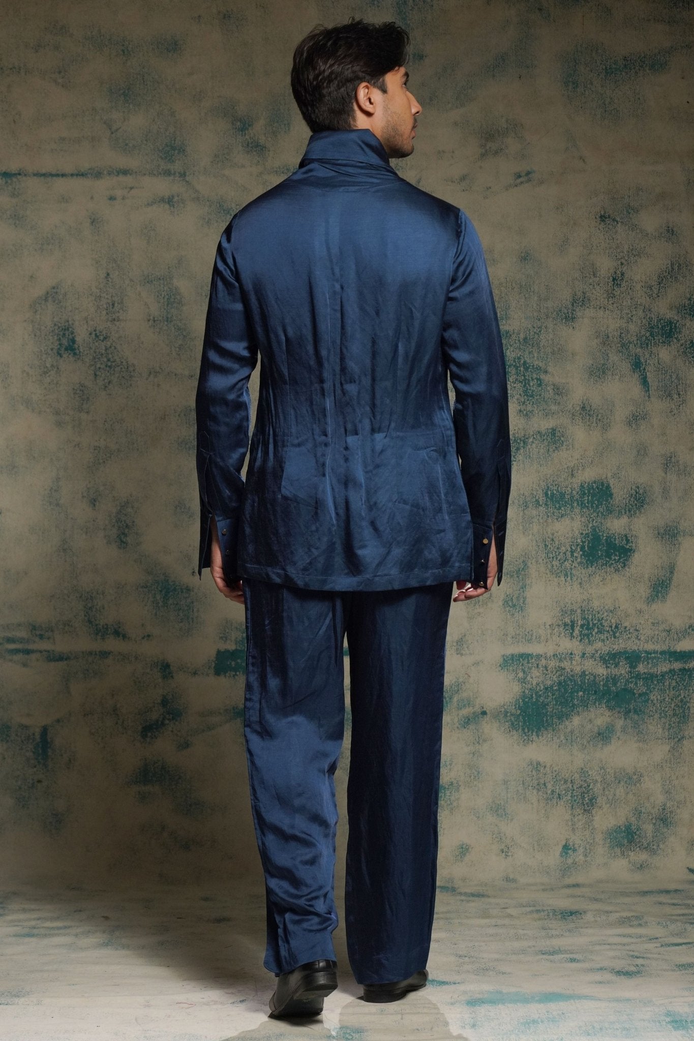 Tealstone Angrakha Kurta Set - Jatin Malik - Elahe