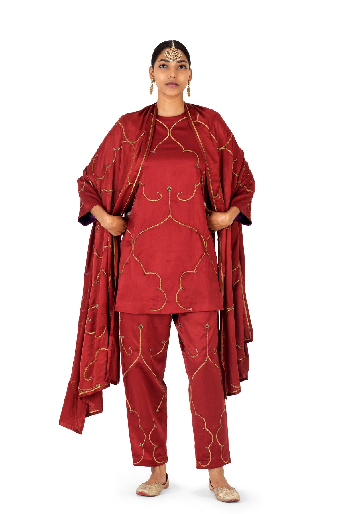 Anjuna Kurta and Red Pants