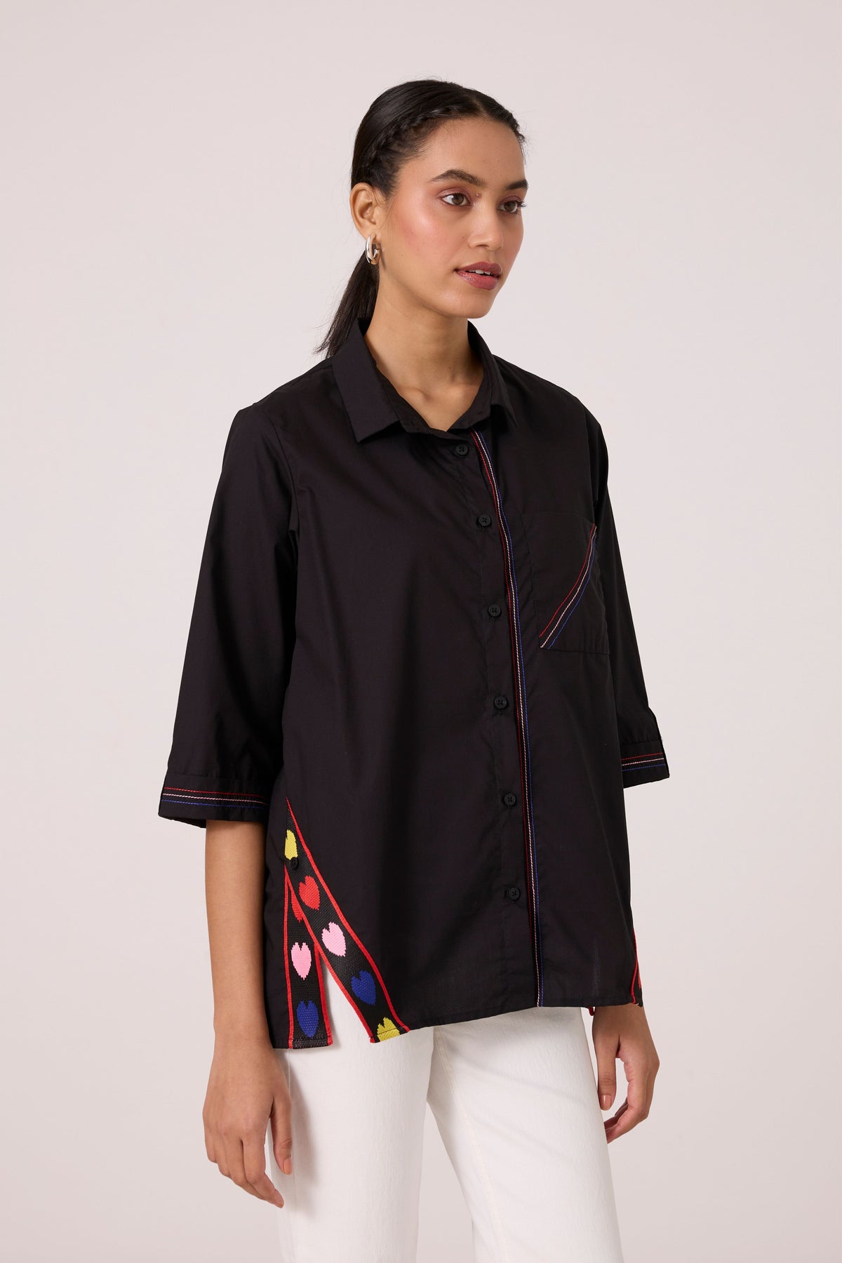 Doris Black Shirt