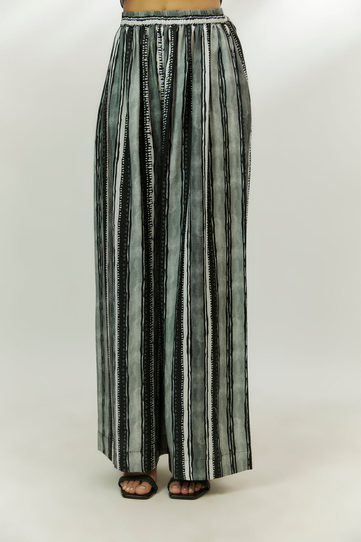 Black Stripes Printed Co-ord Set