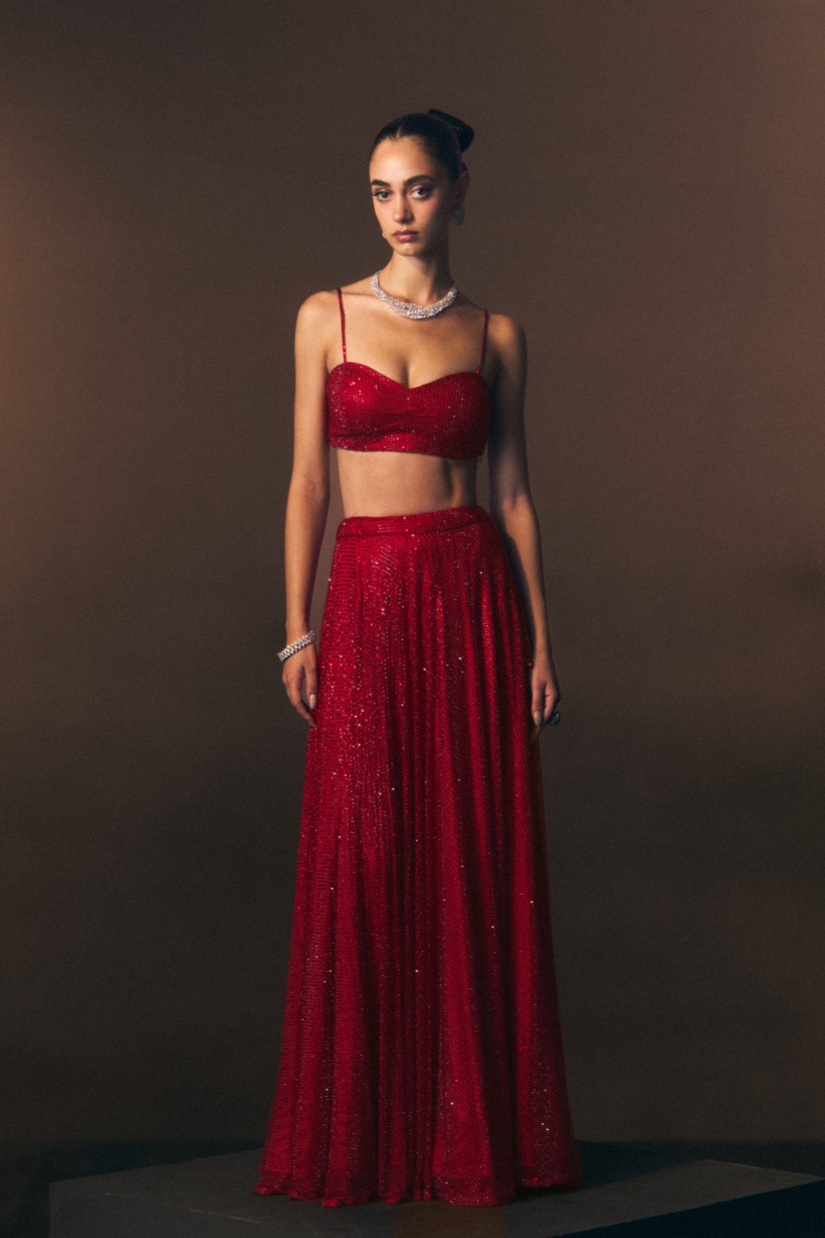 Vermeil Lehenga Skirt Set