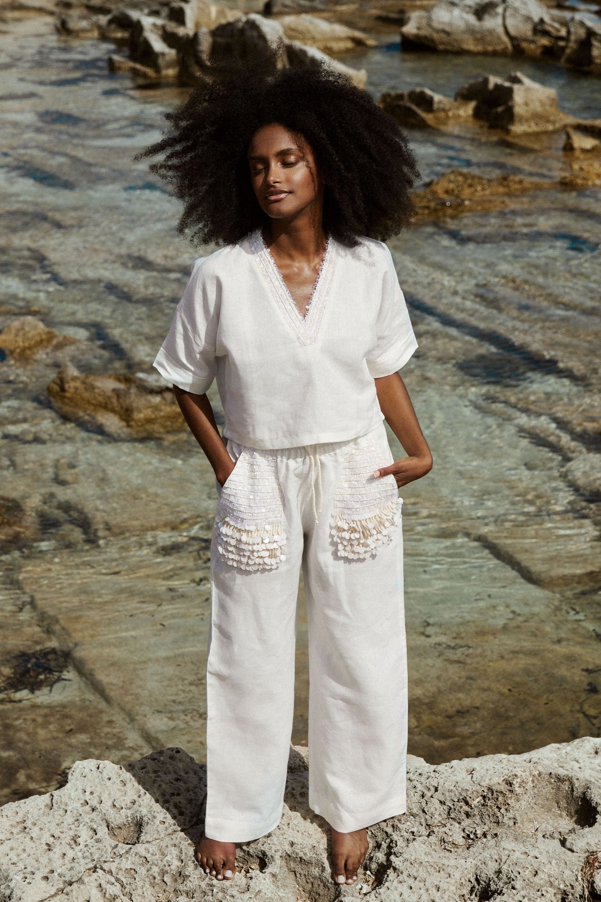 Embellished Pants