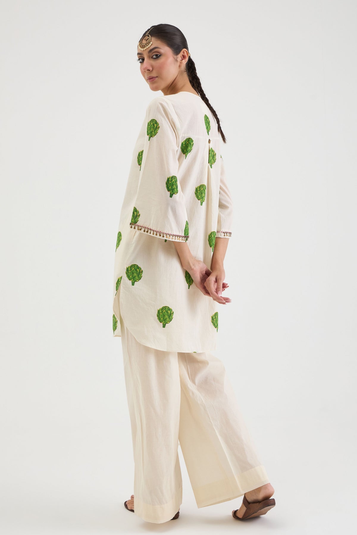 Off-White Artichoke Kurta Set