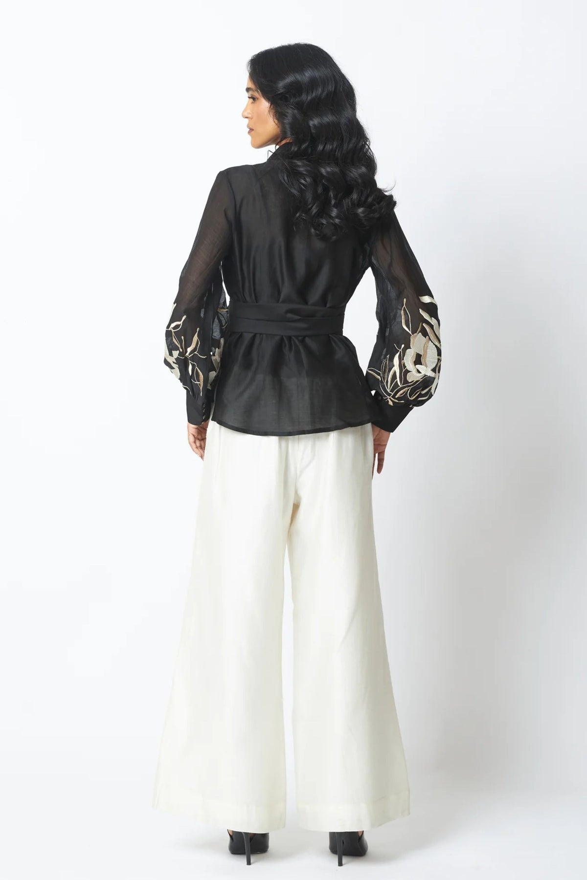 Black White Reva Blazer Set