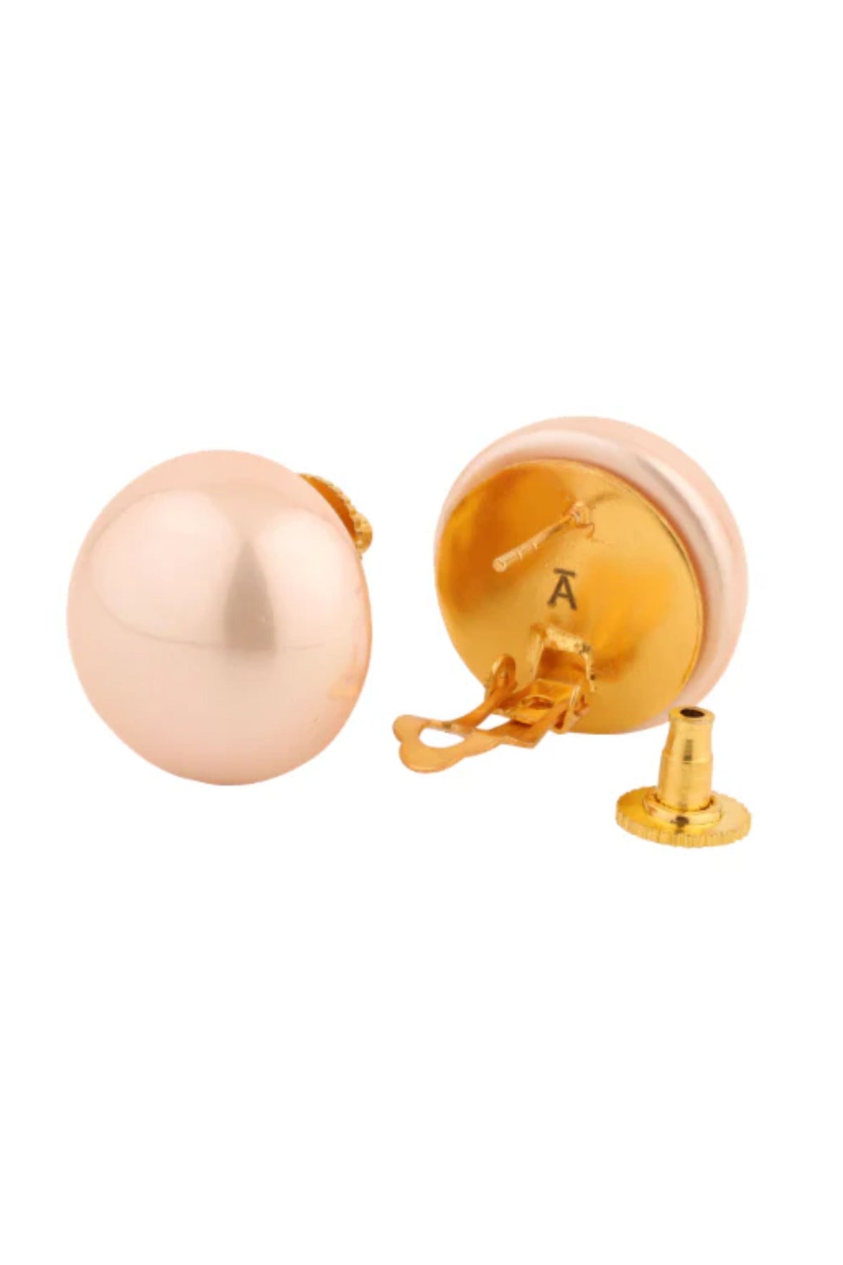 Peach 20mm Studs Earring