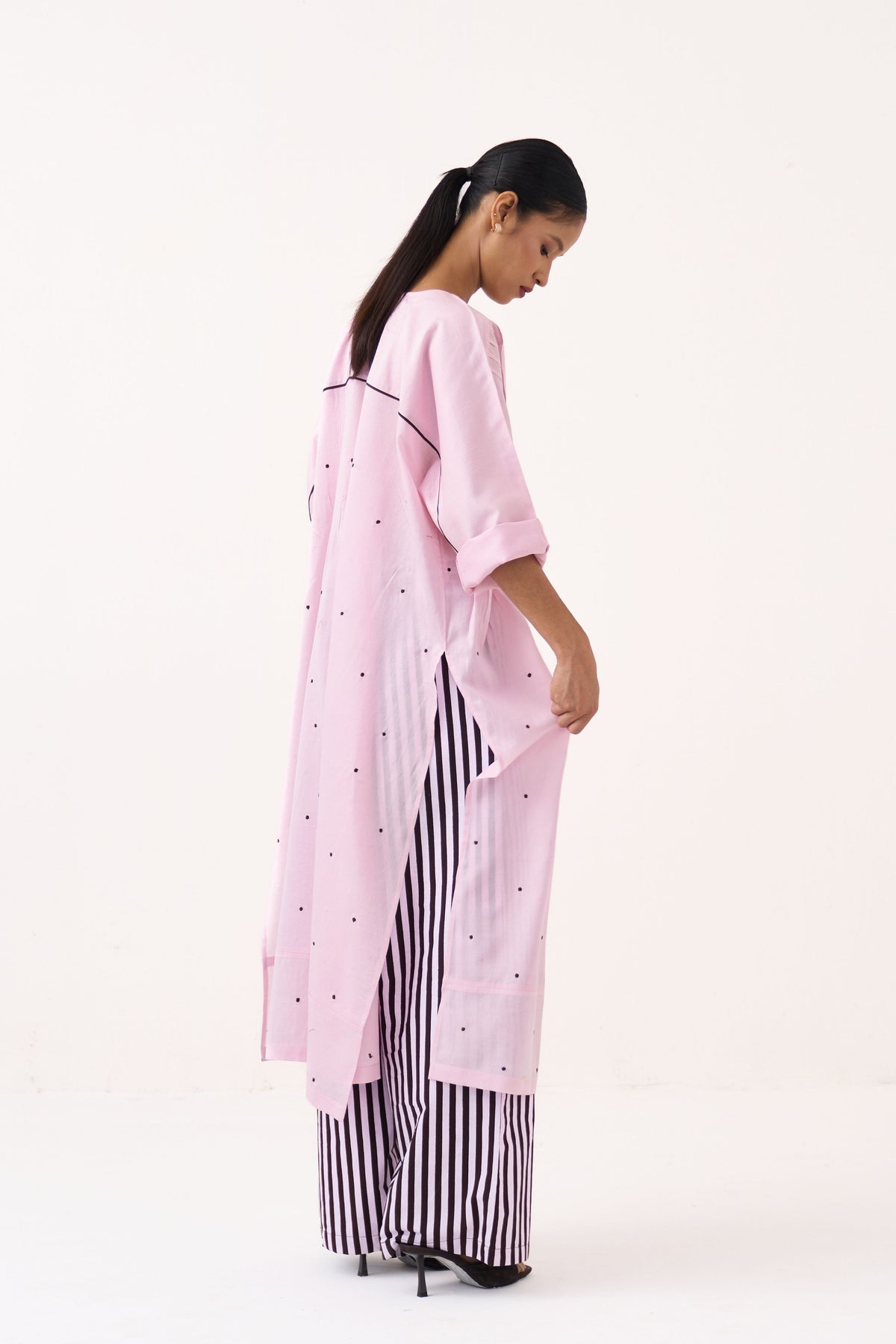 Pintuck Polka Tunic