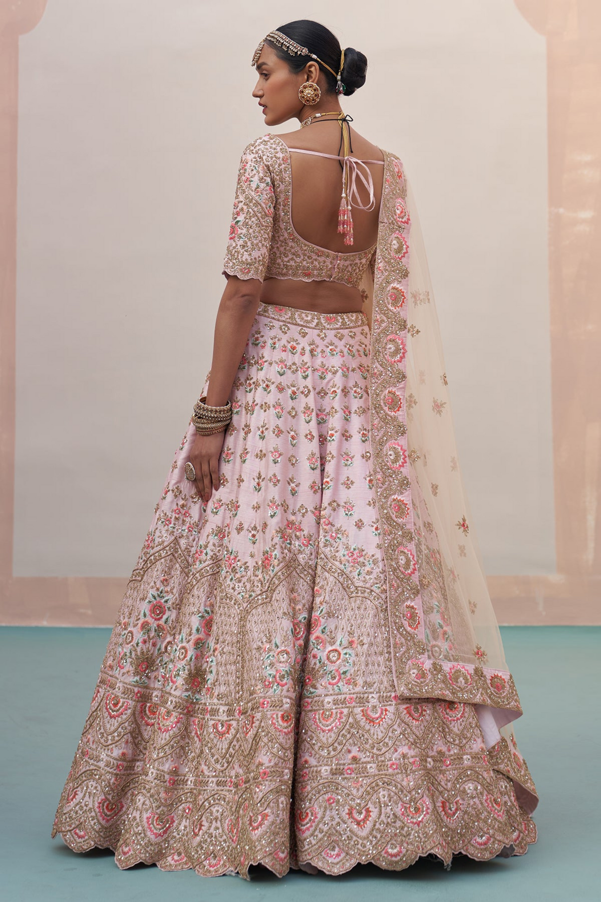Blush Pink Lehenga Set