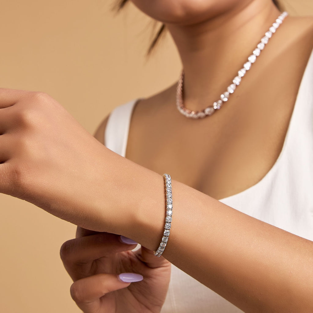 Eclat Diamonds 20 Pointer Classic Tennis Bracelet Elahe