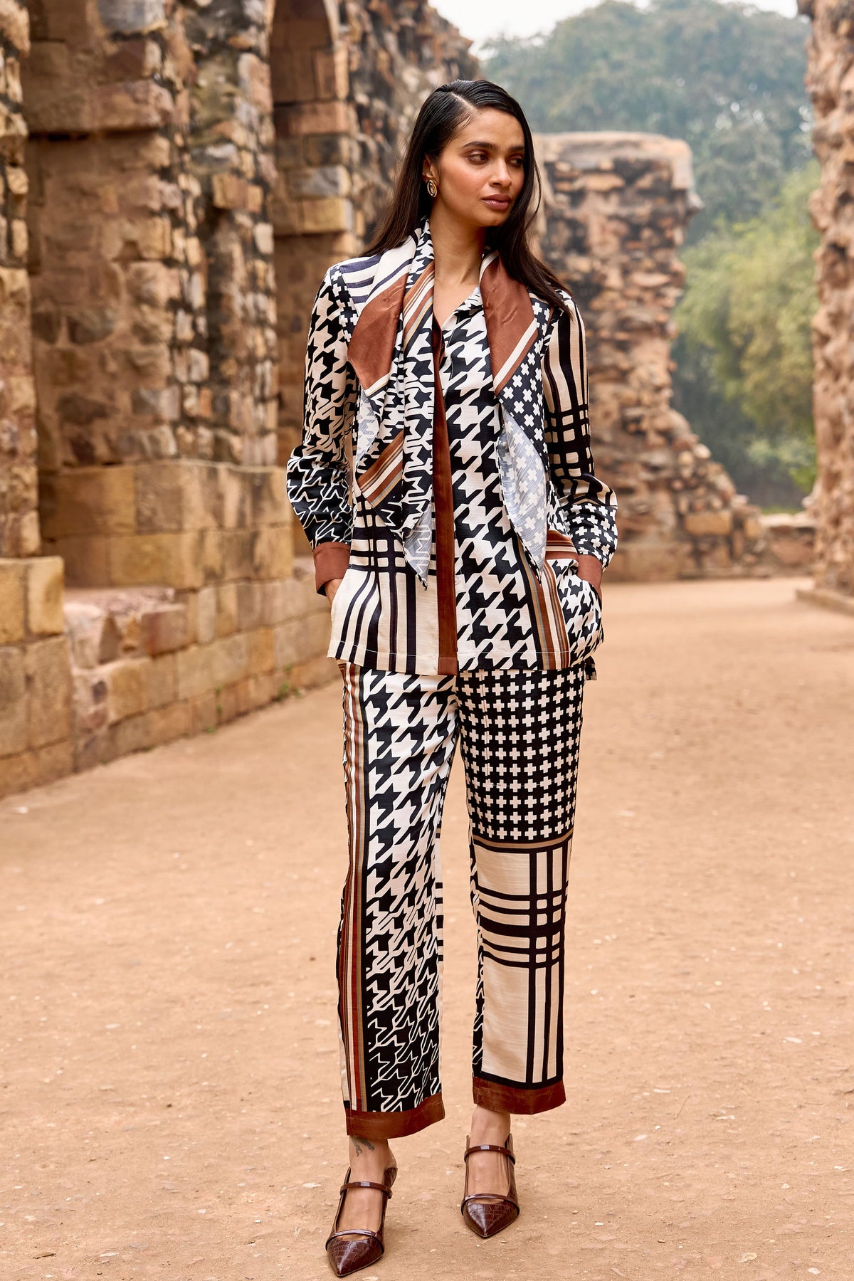 Signature Co-ord Set With Scarf