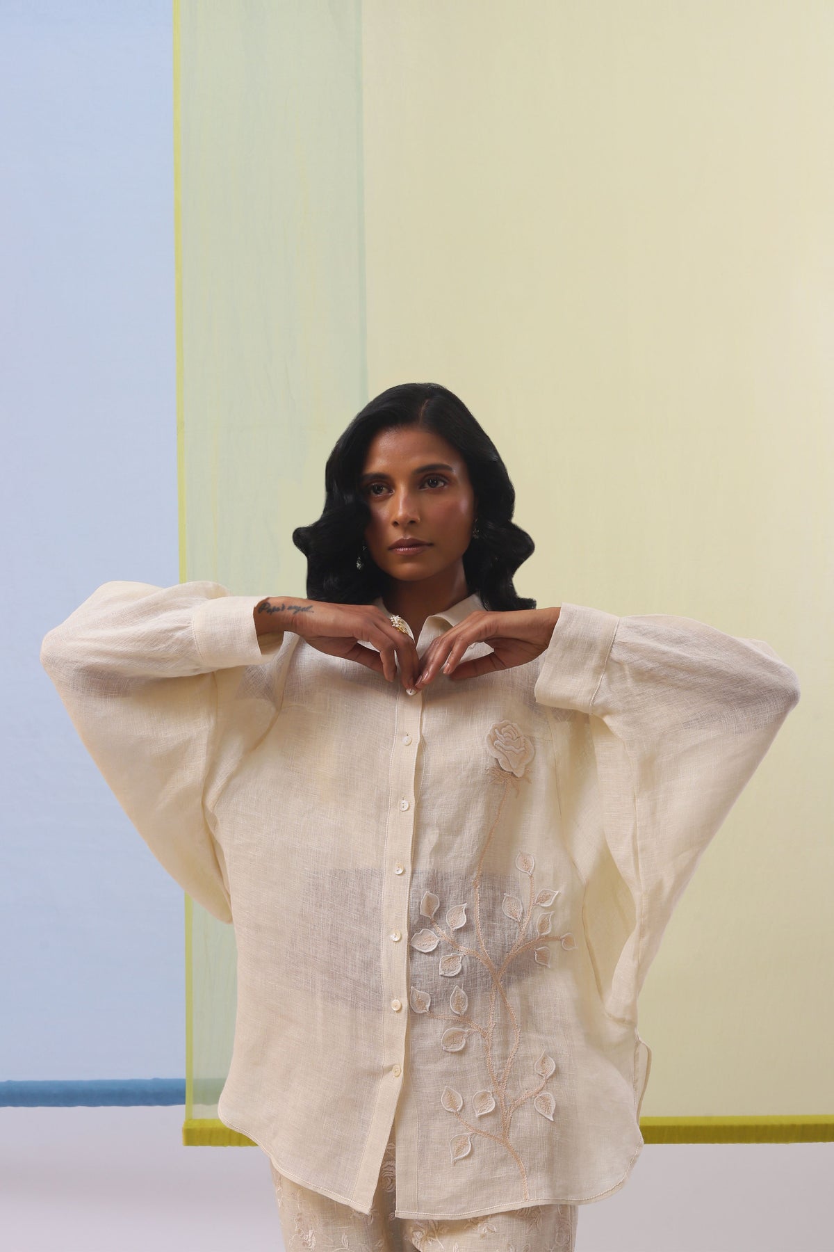 Beige Fana Co-ordinate Set
