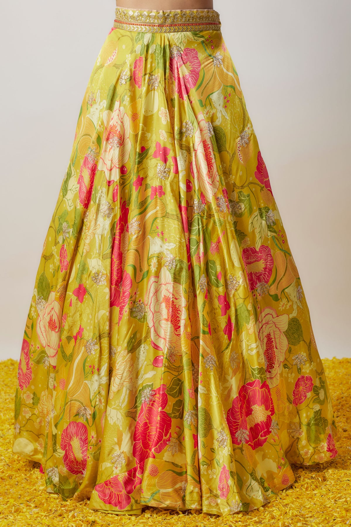 Shaila Yellow Lehenga Set
