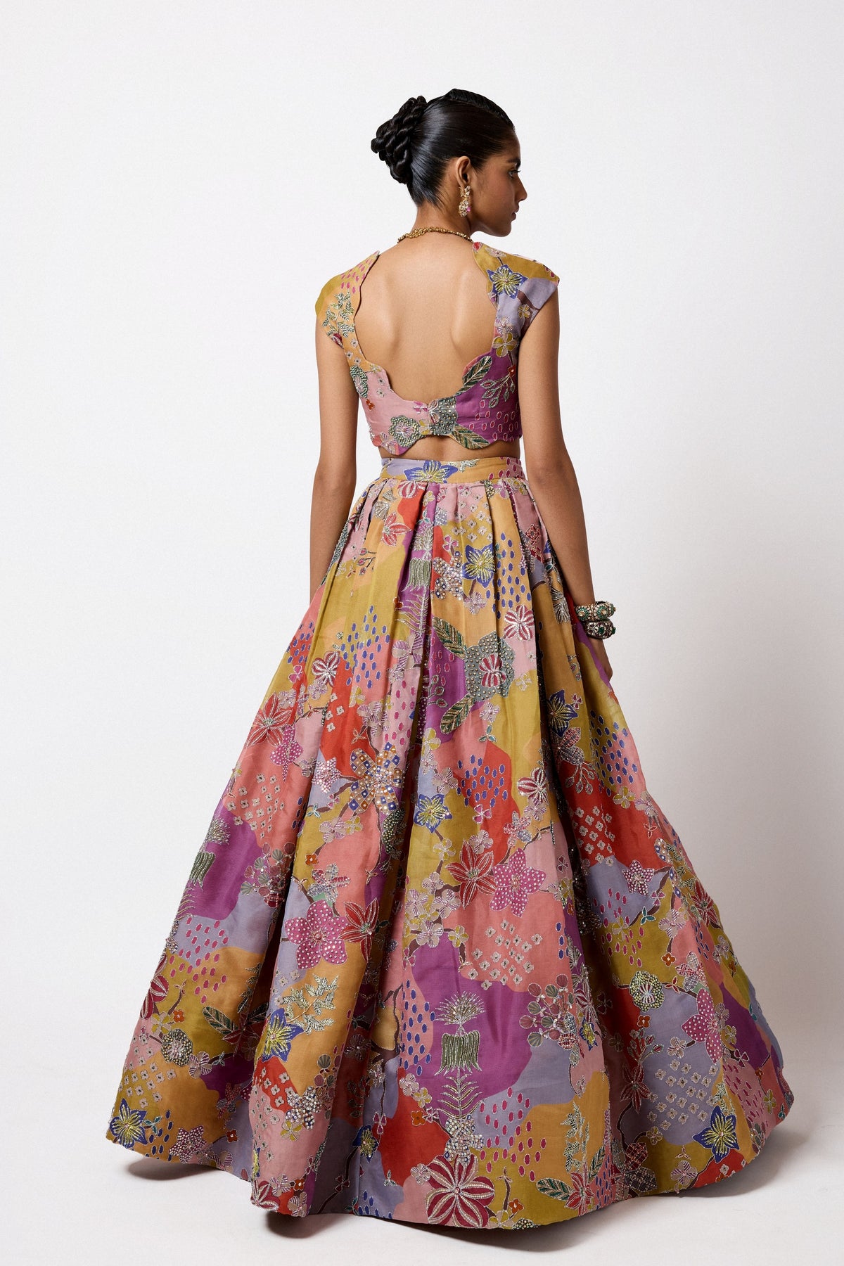 Brillara Organza Lehenga Set