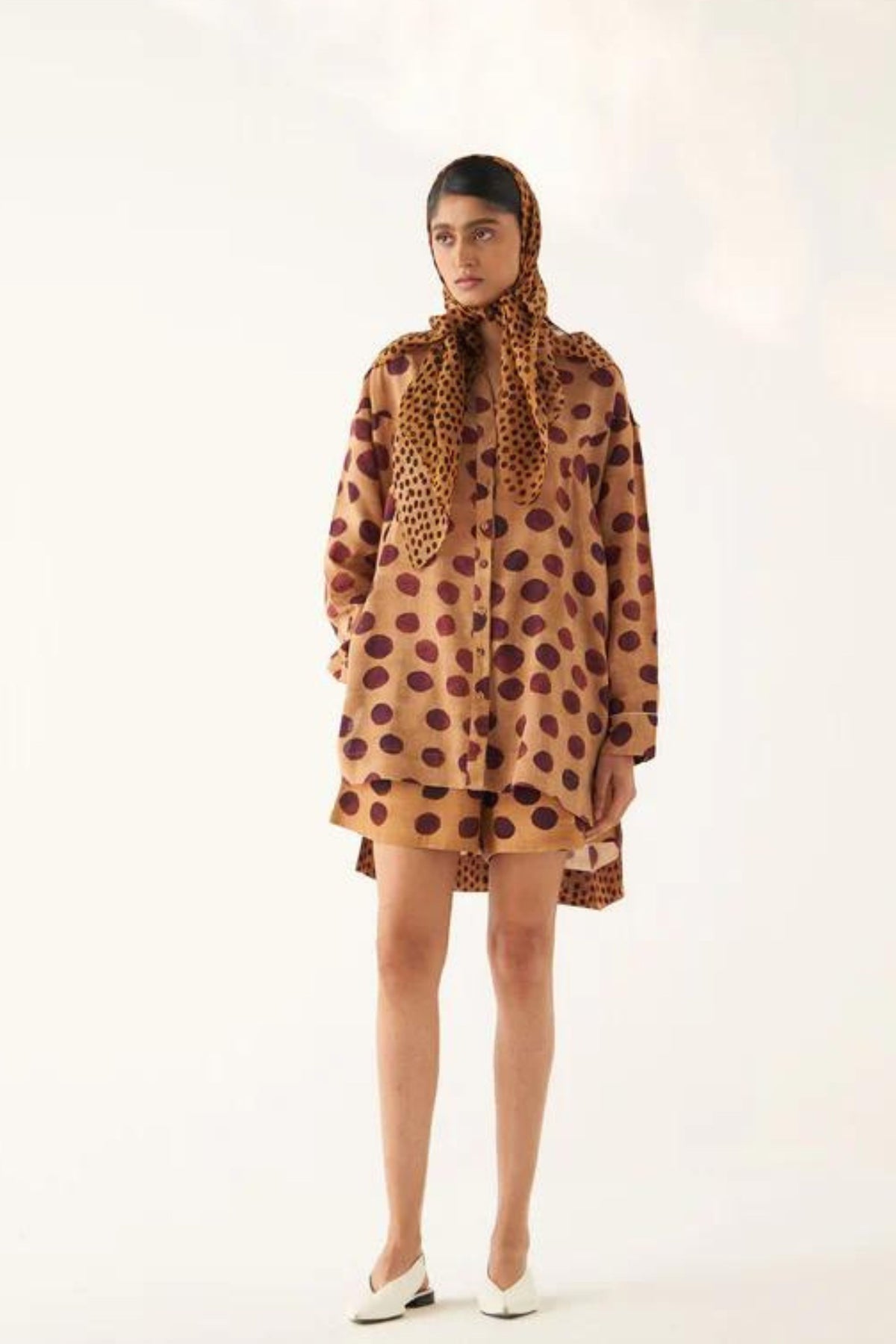 Sundae Polka Suree Shirt