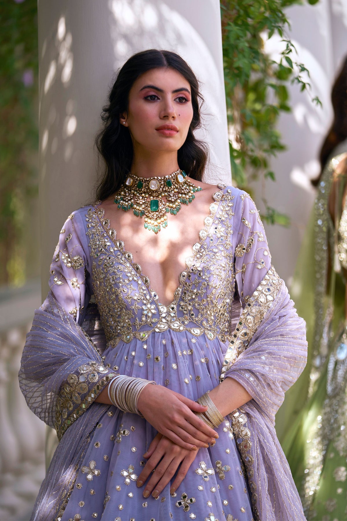 Martini Lilac Anarkali Set