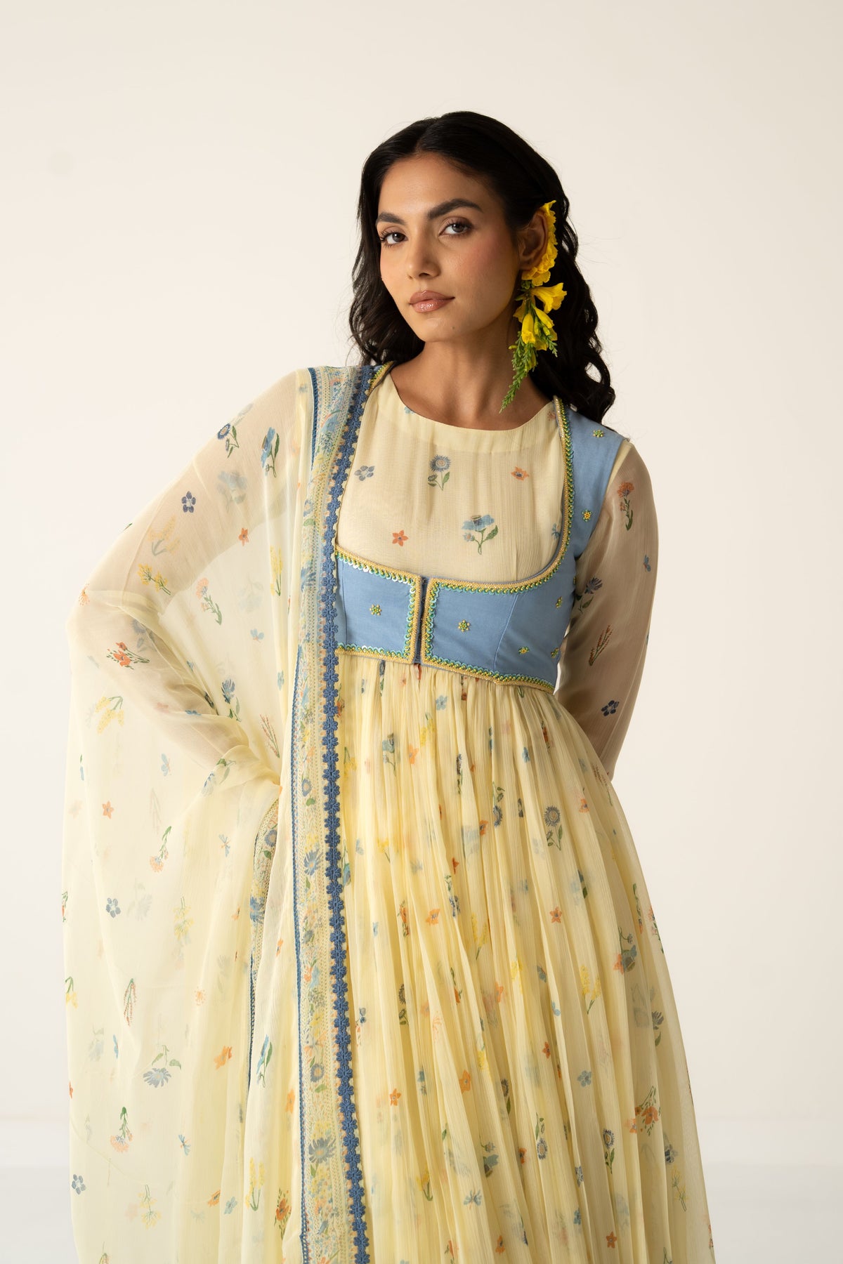 Flora Anarkali Set
