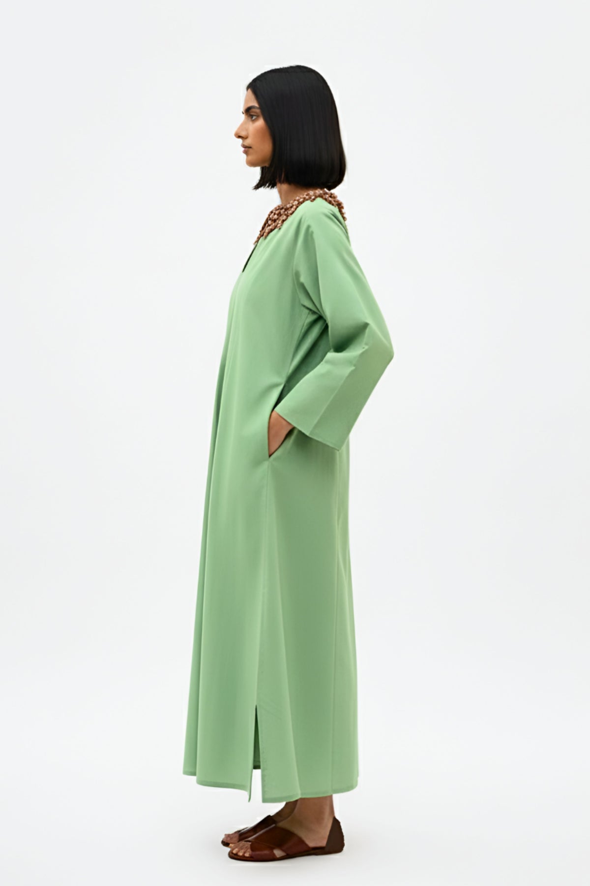 Asparagus Green Maxi Dress