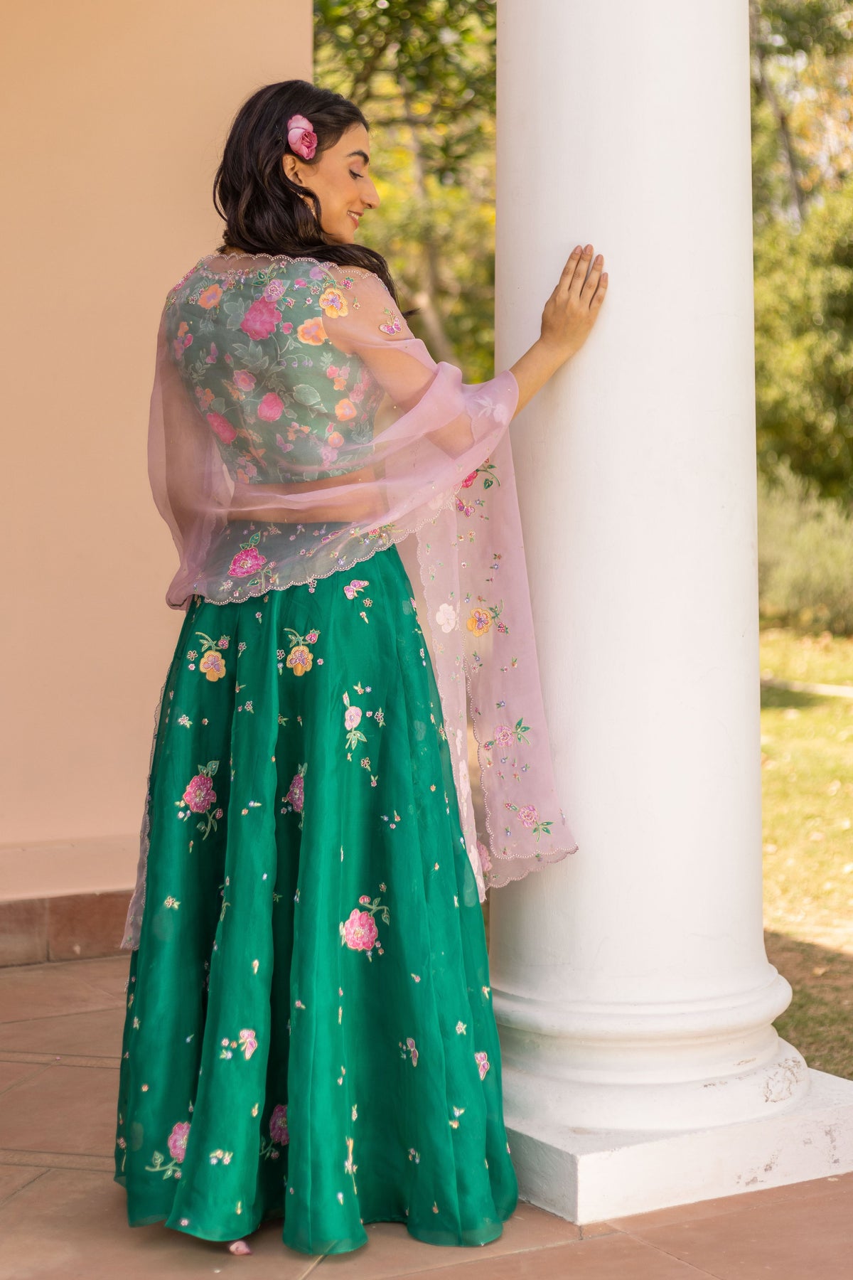 Seri Applique Lehenga Set