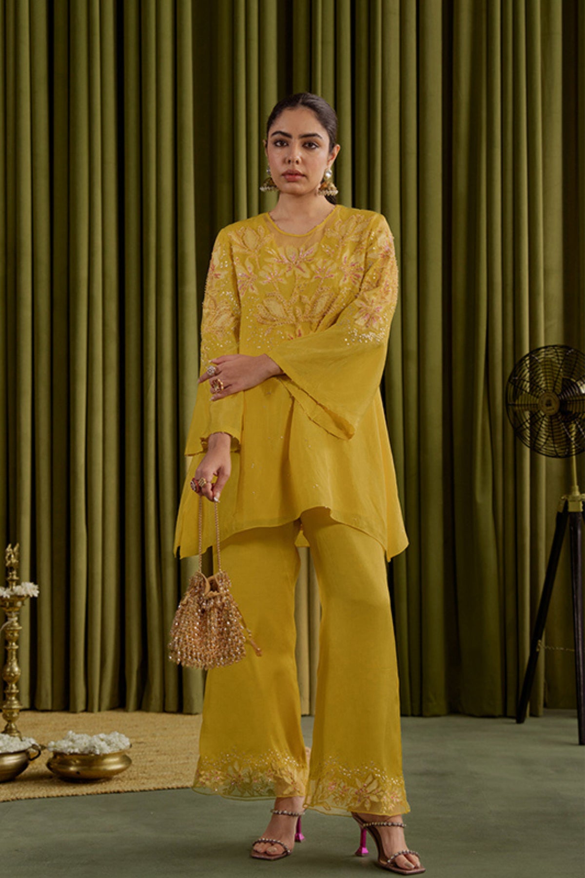 Mango Embroidered Kurta