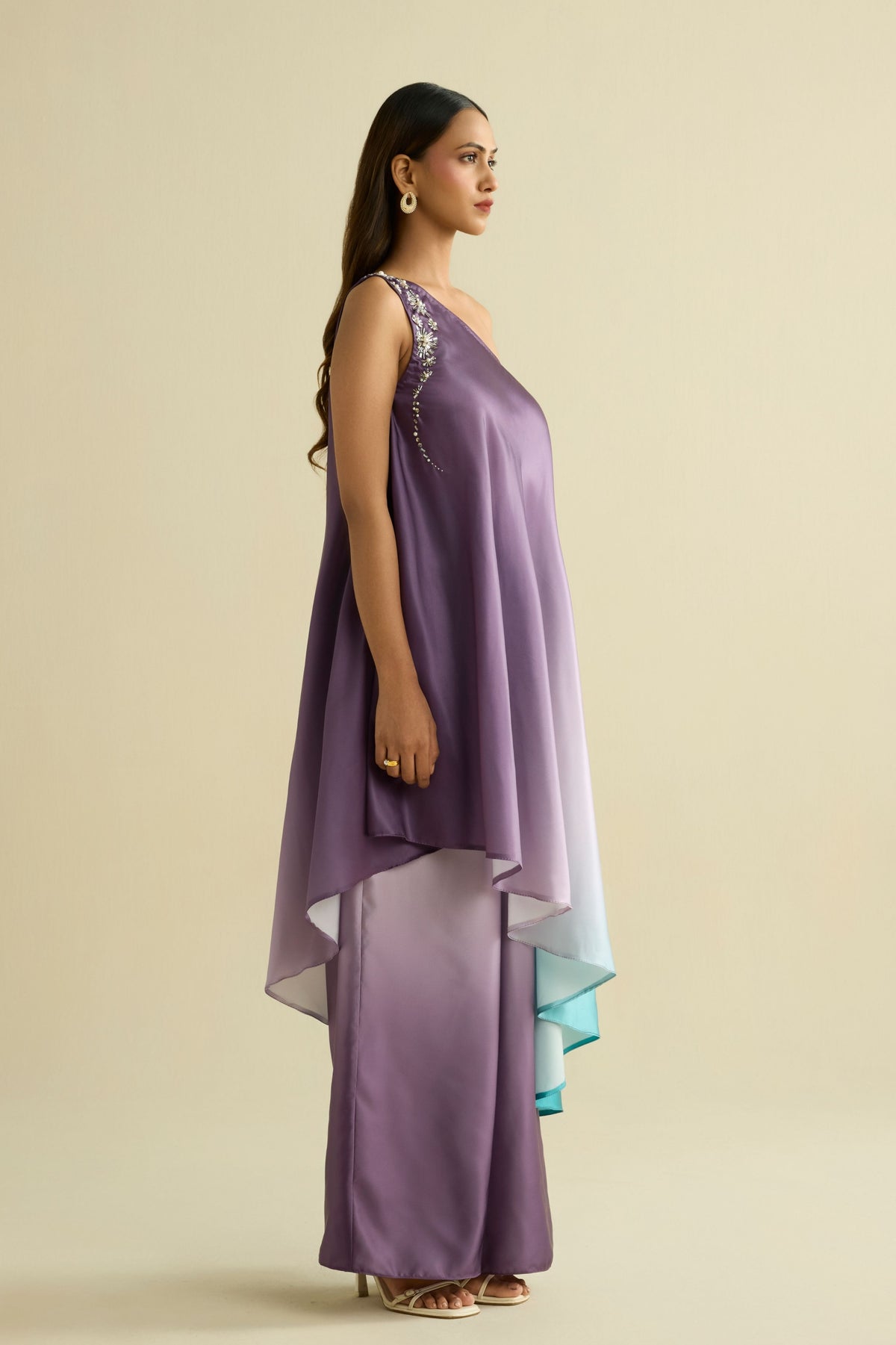 Ombre Embroidered Co-ord