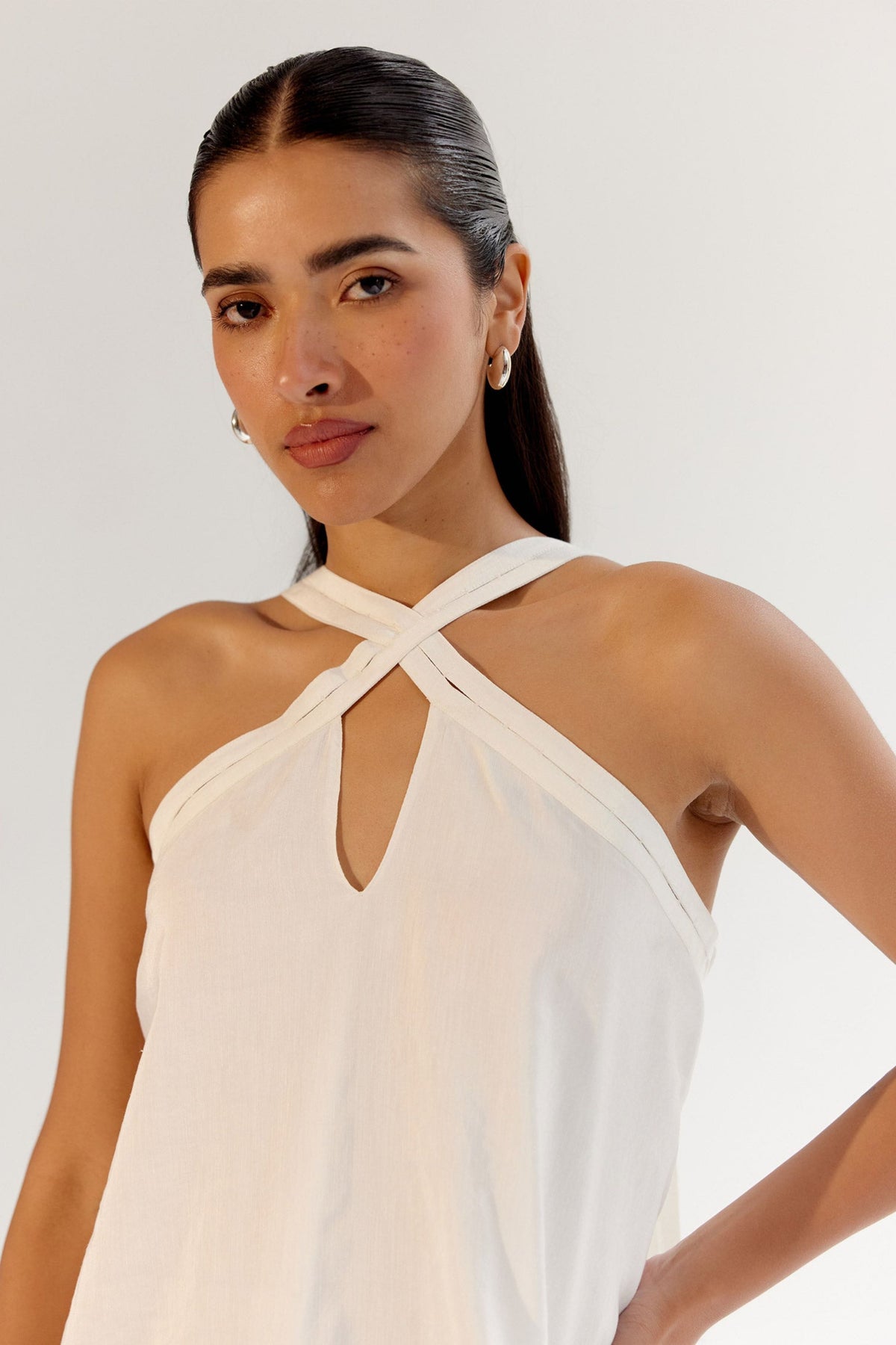 White Aida Mini Dress