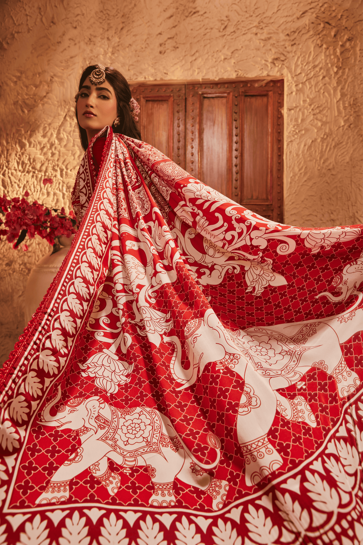 Fio Embroidered Saree Set