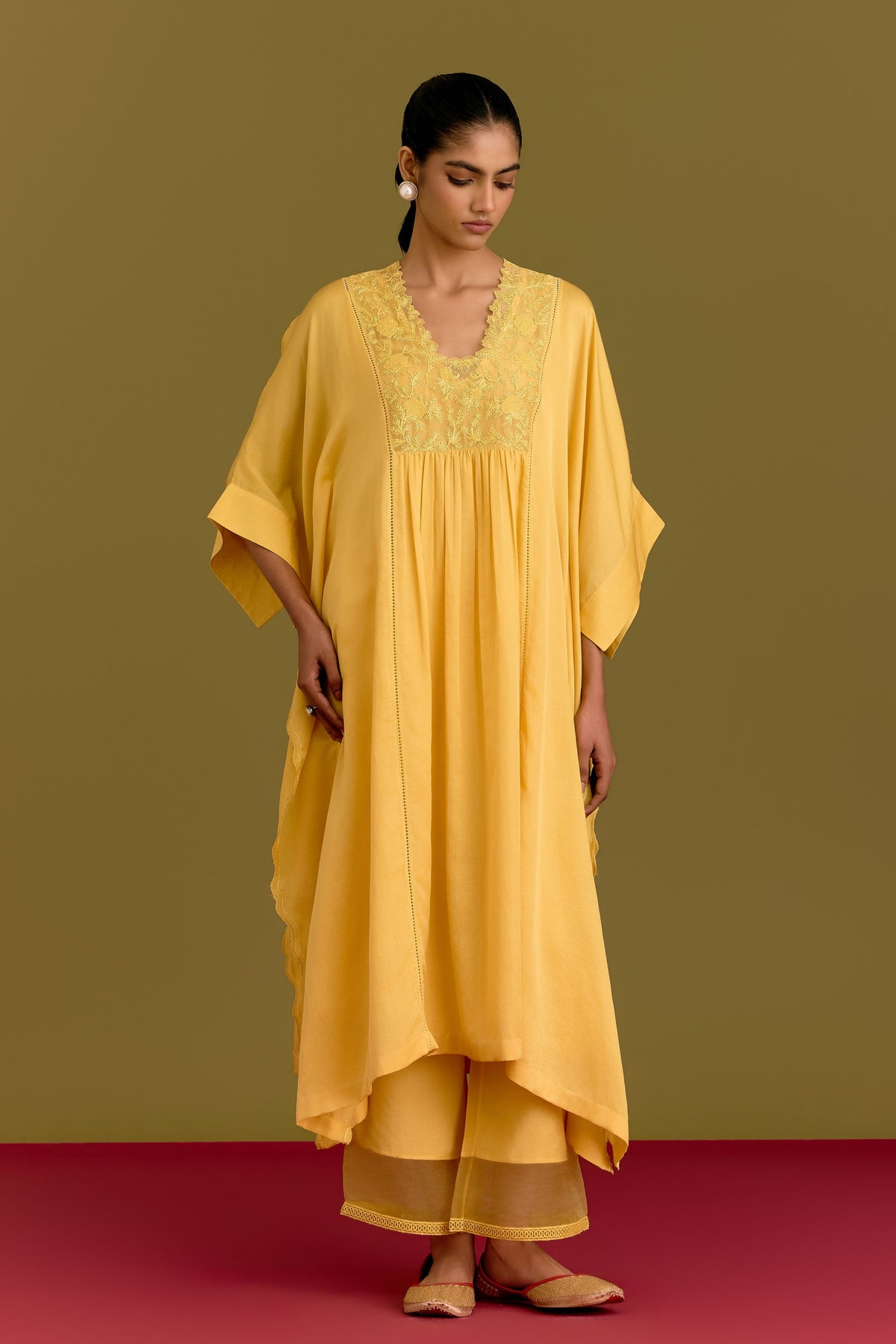 Yellow Kaftan Set