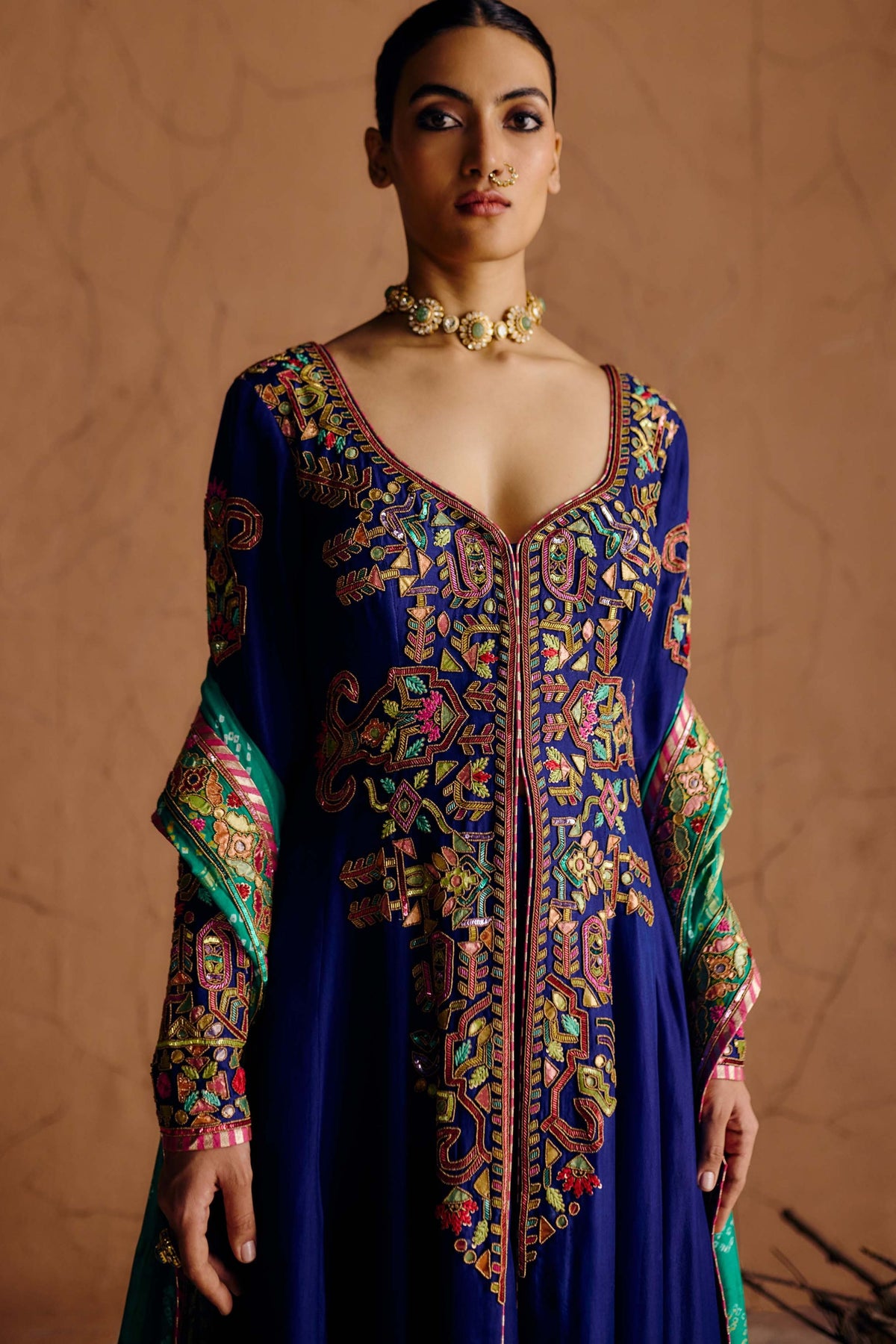 Suramya Kalidar Anarkali Set