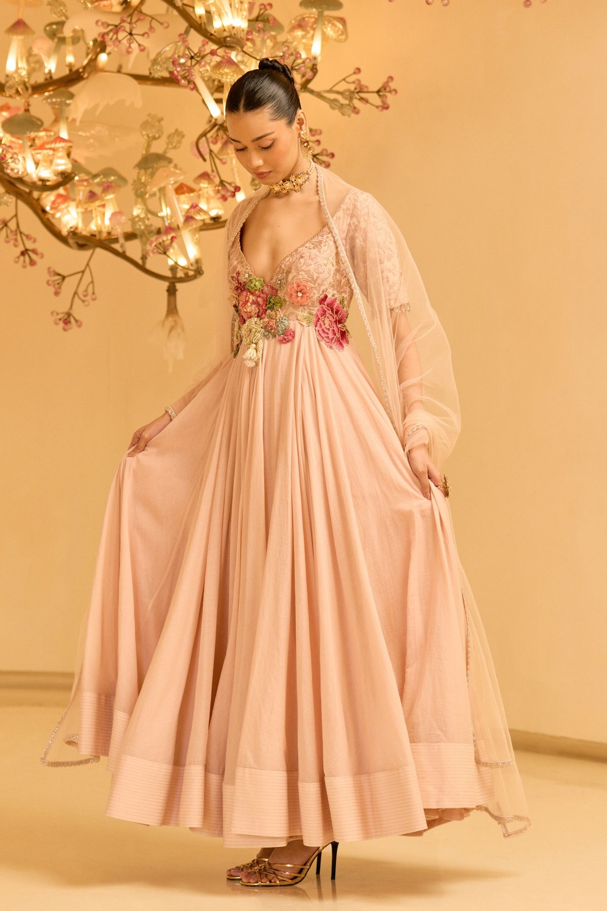 Ethereal Anarkali Set
