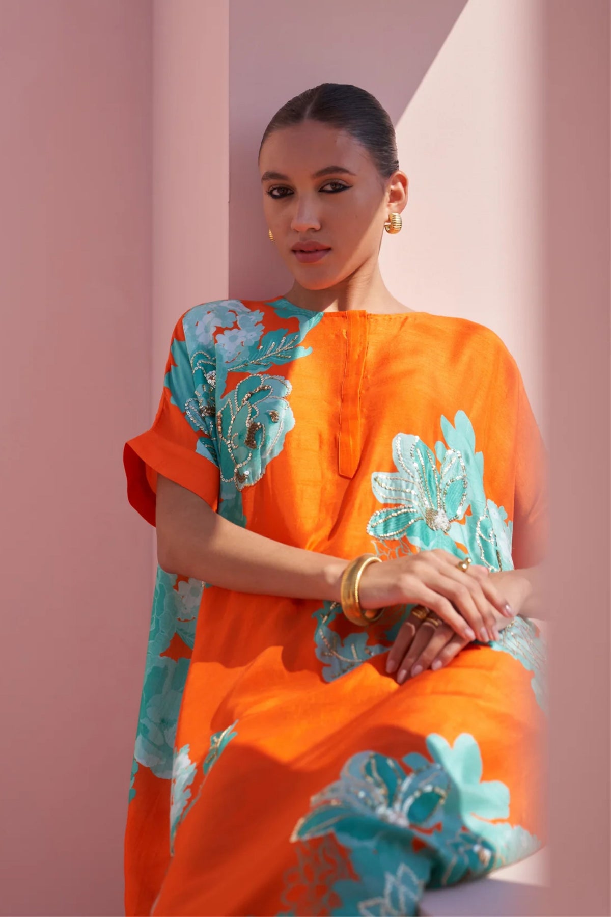 Orange Moroccan Oversized Set