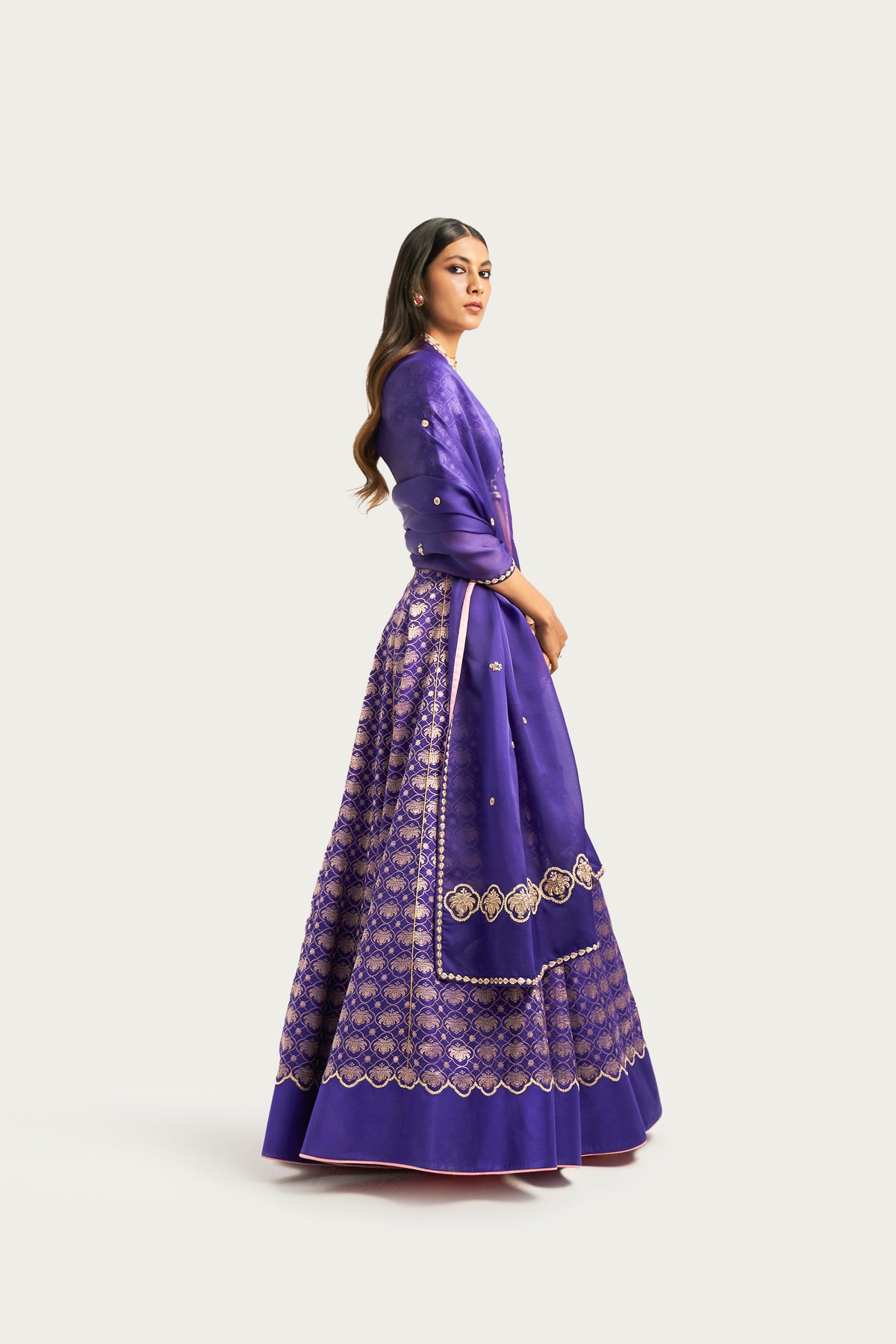 Malabar jamun lehenga set