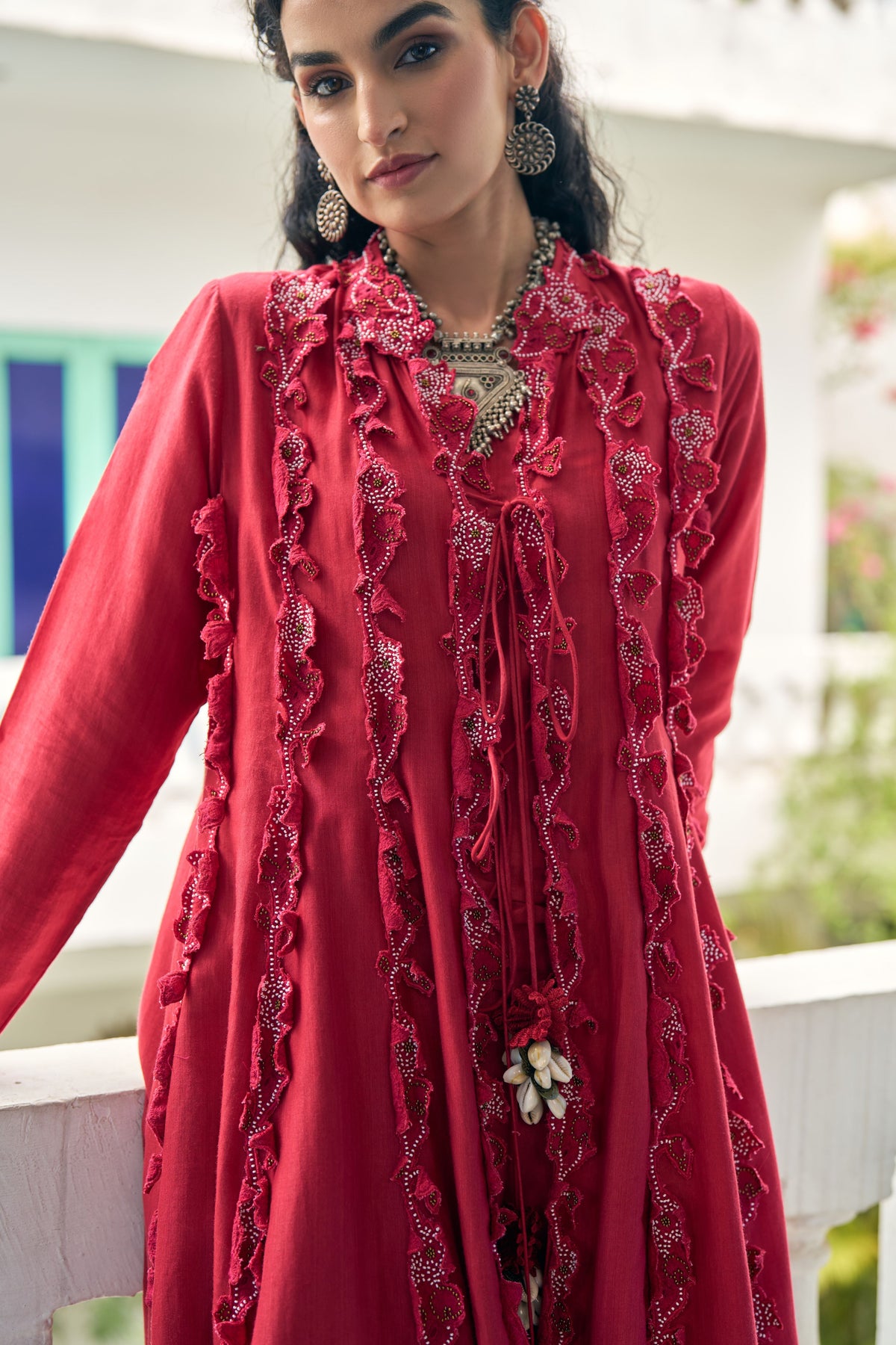 Ruby Floral Kurta Set